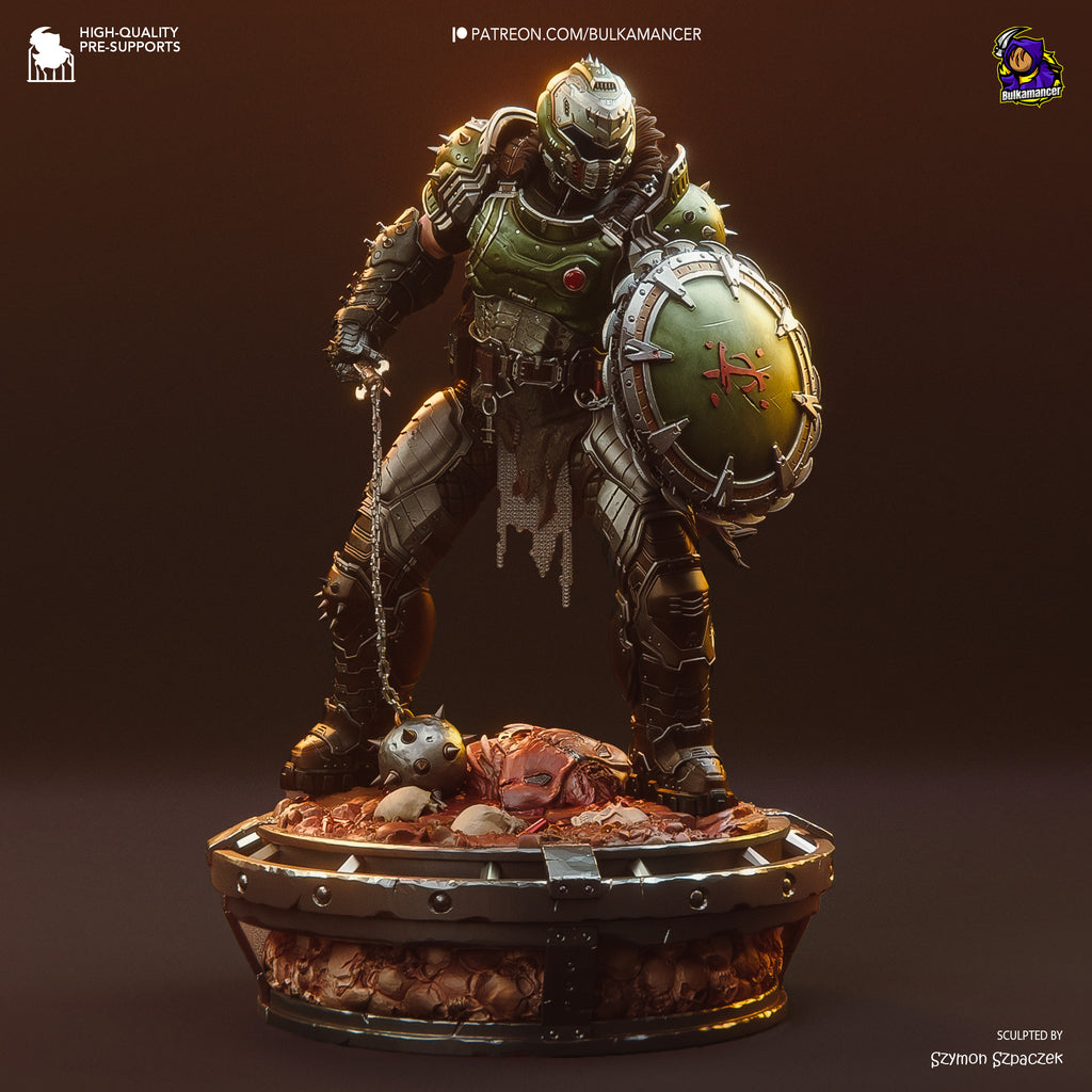 Doom Slayer - Doom The Dark Ages | Custom Statue 3D printed figure