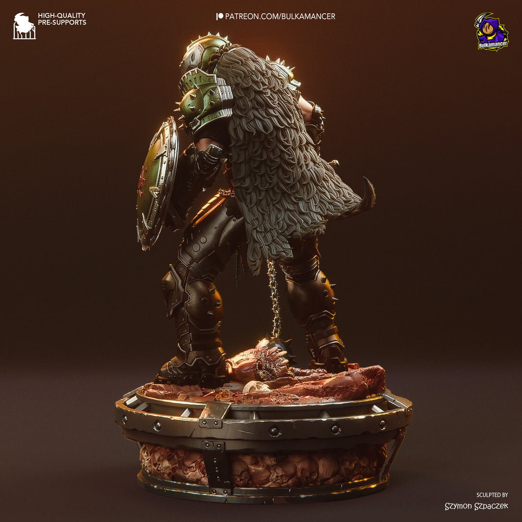 Doom Slayer - Doom The Dark Ages | Custom Statue 3D printed figure
