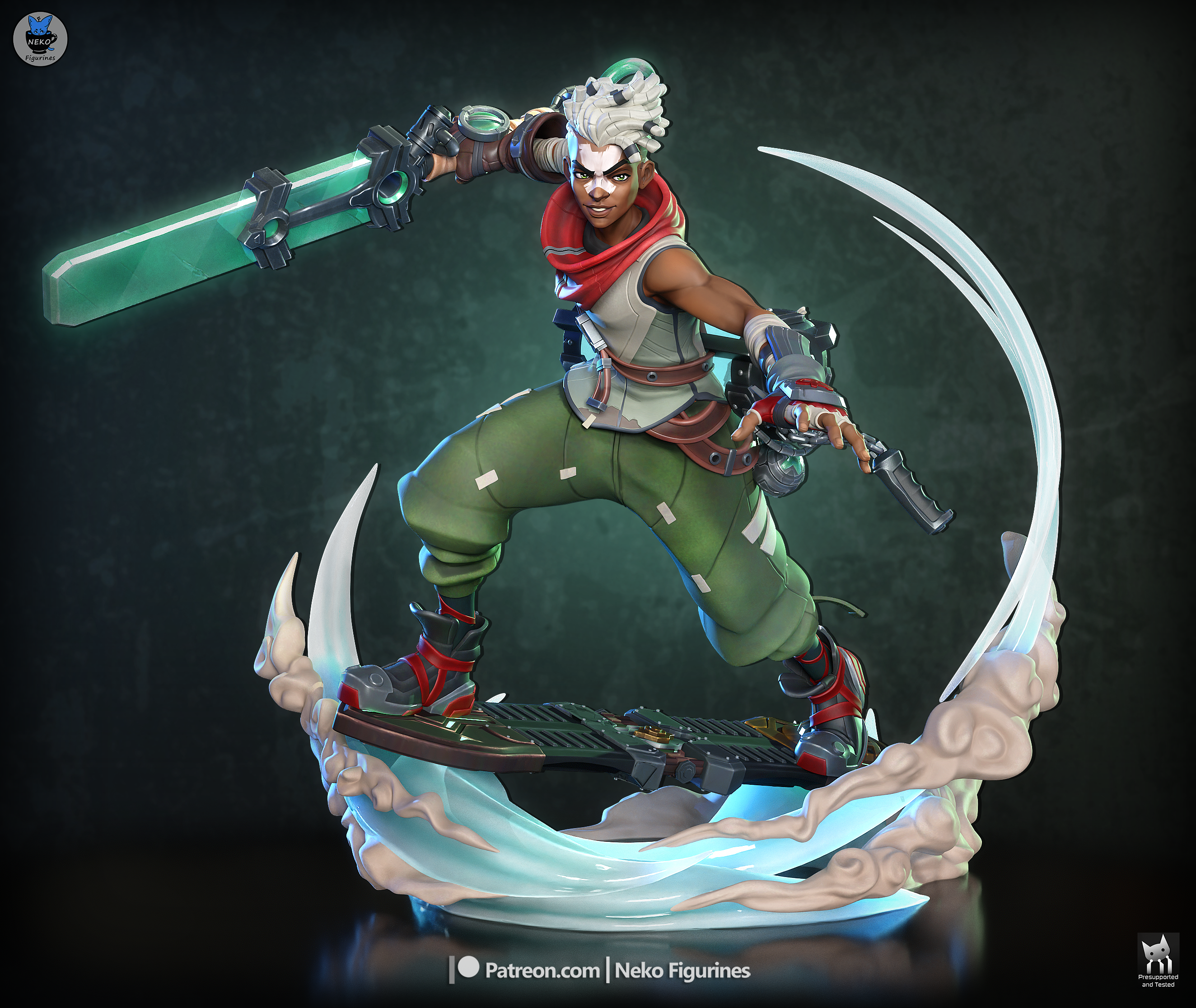 Ekko - League of Legends | Custom Statue 3D printed figure
