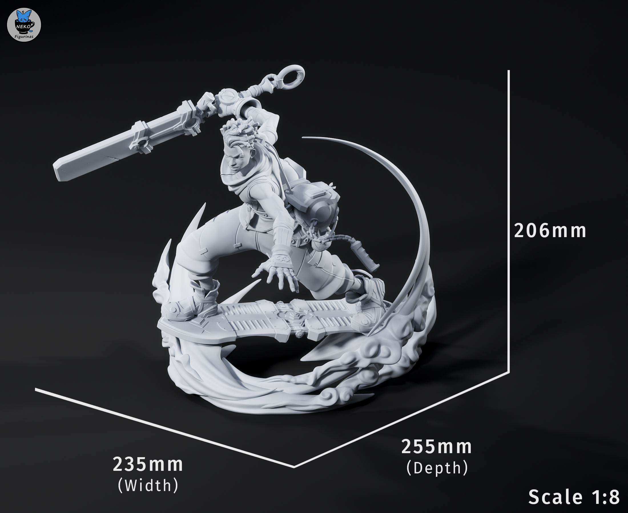 Ekko - League of Legends | Custom Statue 3D printed figure