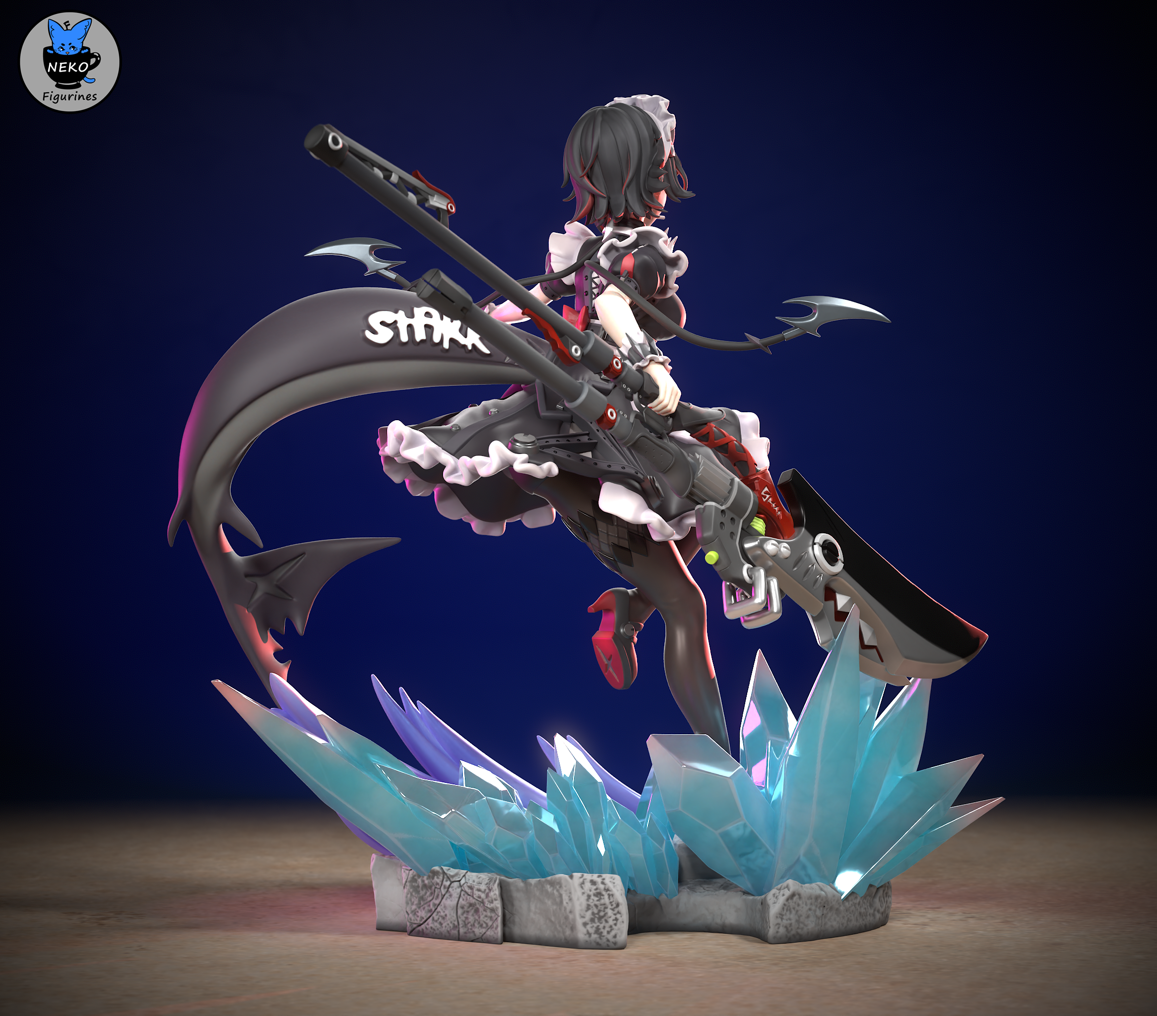 Ellen Joe - Zenless Zone Zero ZZZ | Custom Statue 3D printed figure