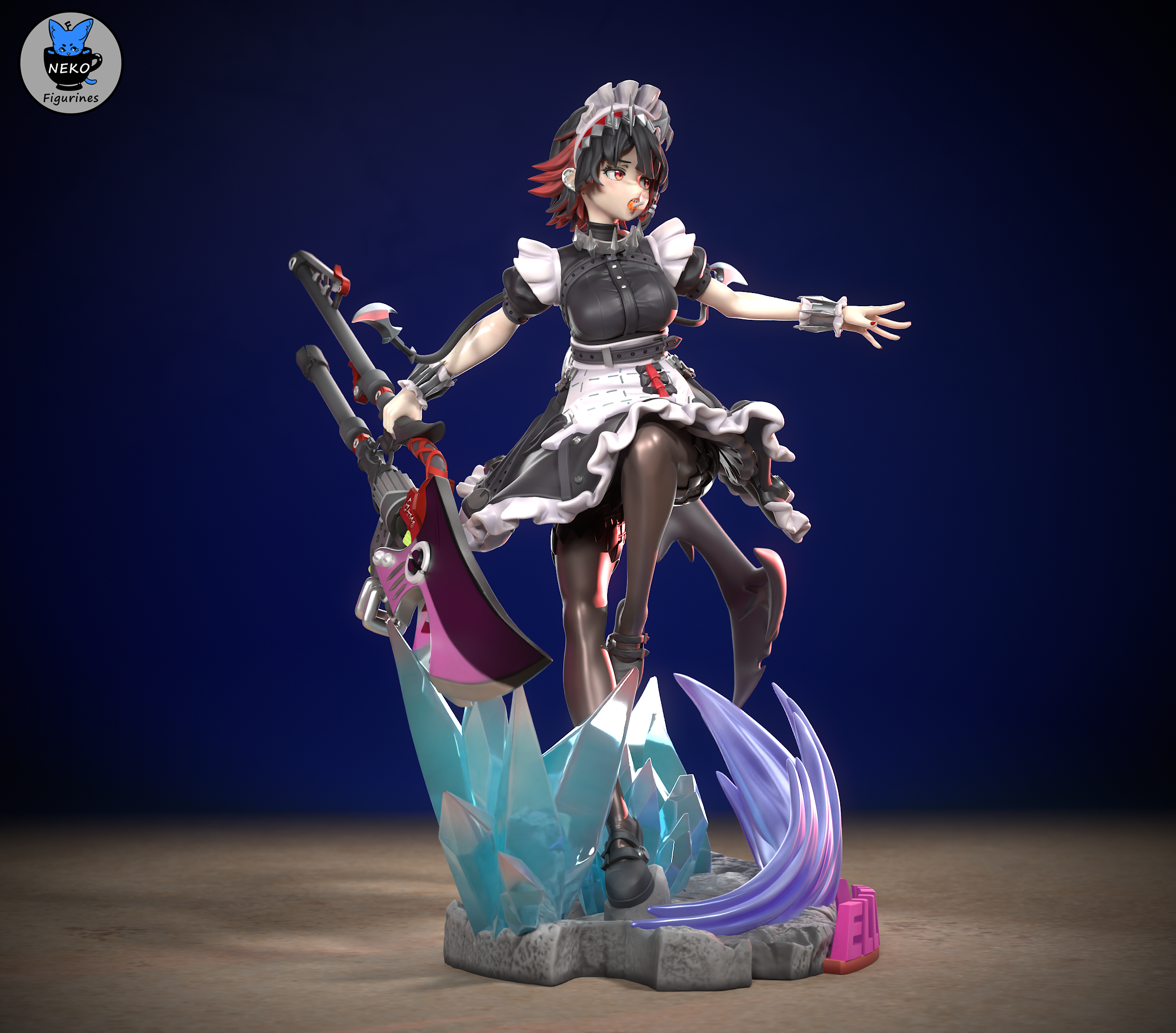 Ellen Joe - Zenless Zone Zero ZZZ | Custom Statue 3D printed figure