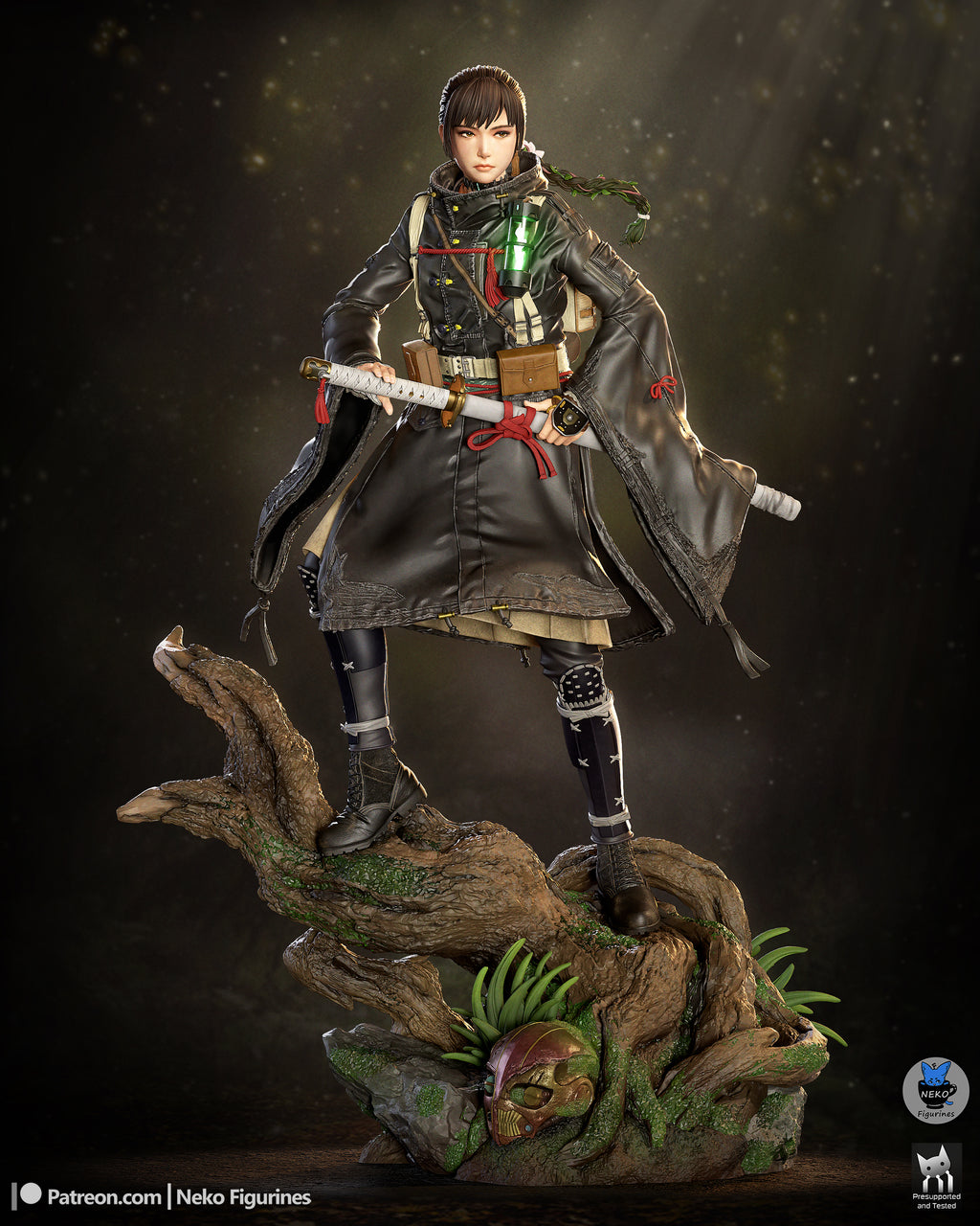 Emma - Beast of Reincarnation | Custom Statue 3D printed figure