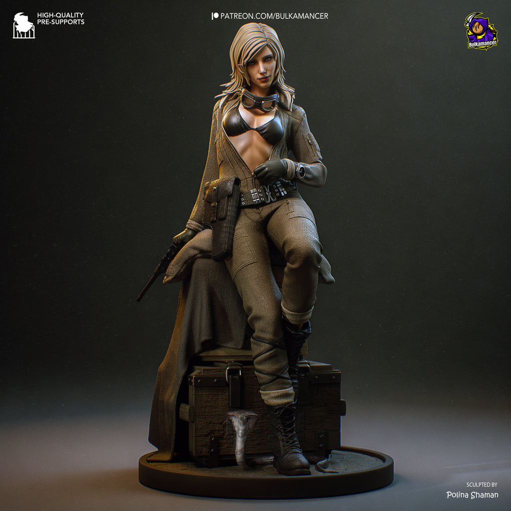 Eva - Metal Gear Solid Delta | Custom Statue 3D printed figure