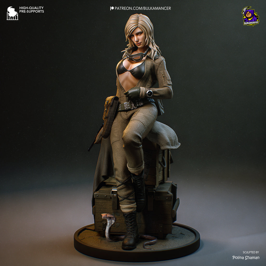 Eva - Metal Gear Solid Delta | Custom Statue 3D printed figure