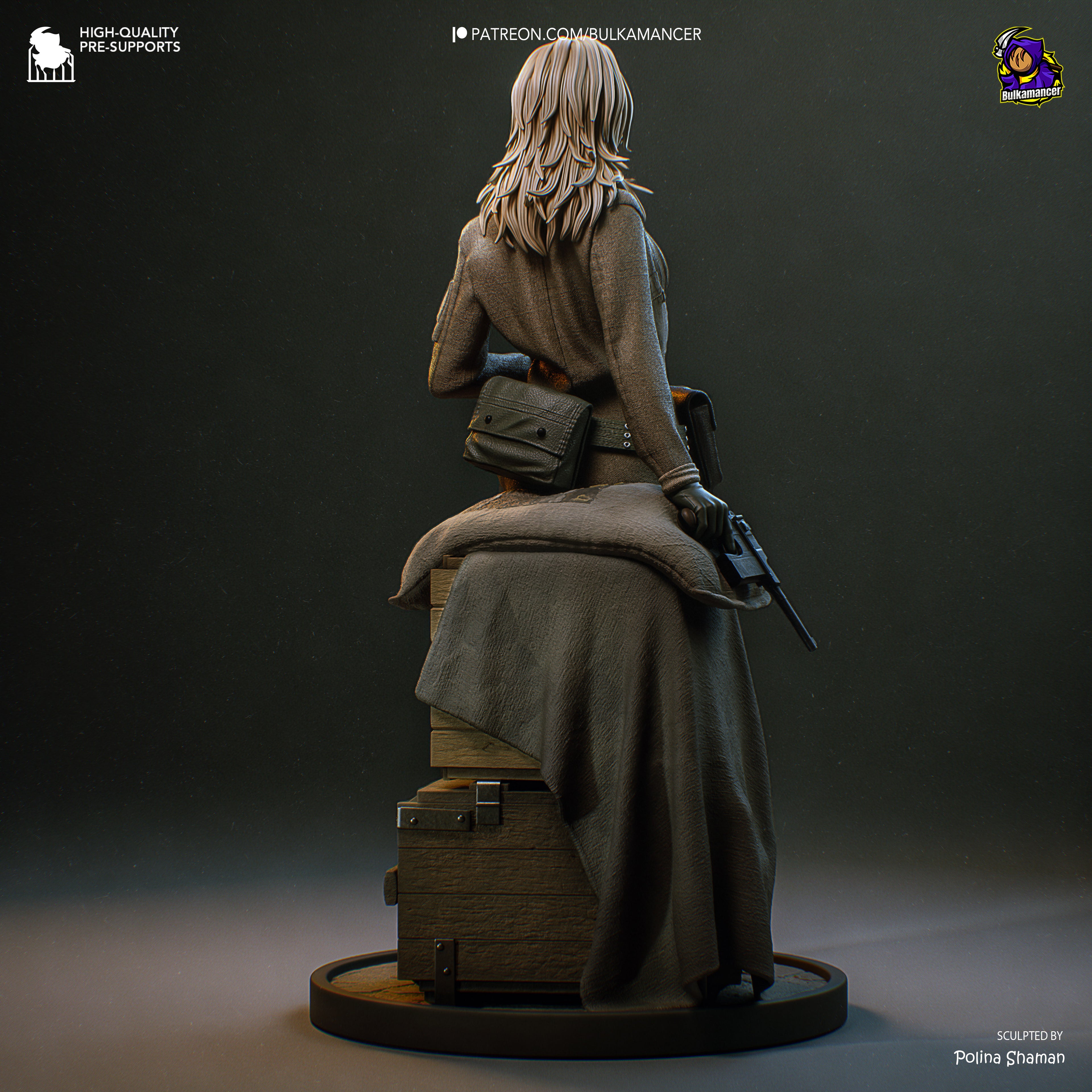 Eva - Metal Gear Solid Delta | Custom Statue 3D printed figure