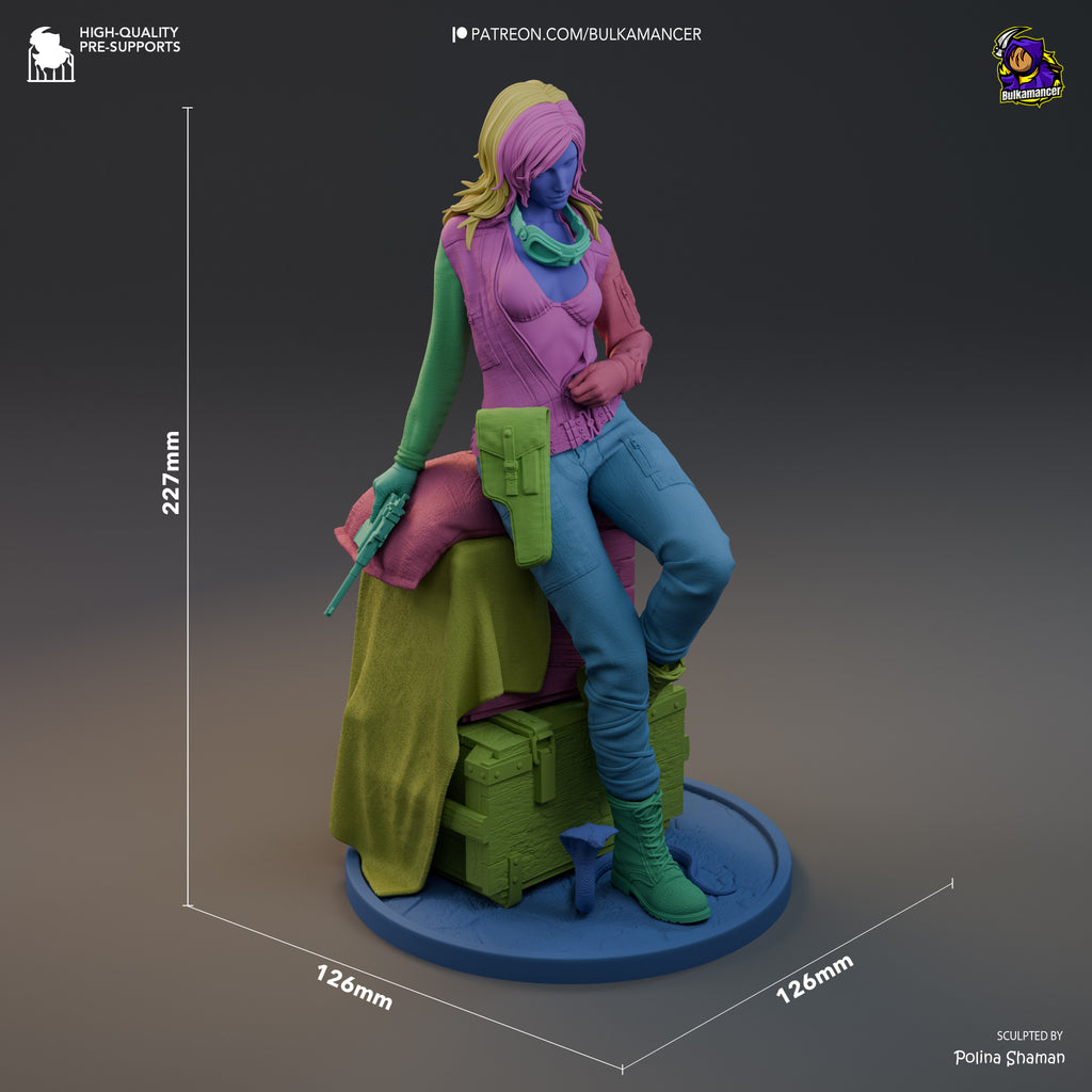 Eva - Metal Gear Solid Delta | Custom Statue 3D printed figure