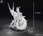 Evanescia - honkai: Star Rail | Custom Statue 3D printed figure