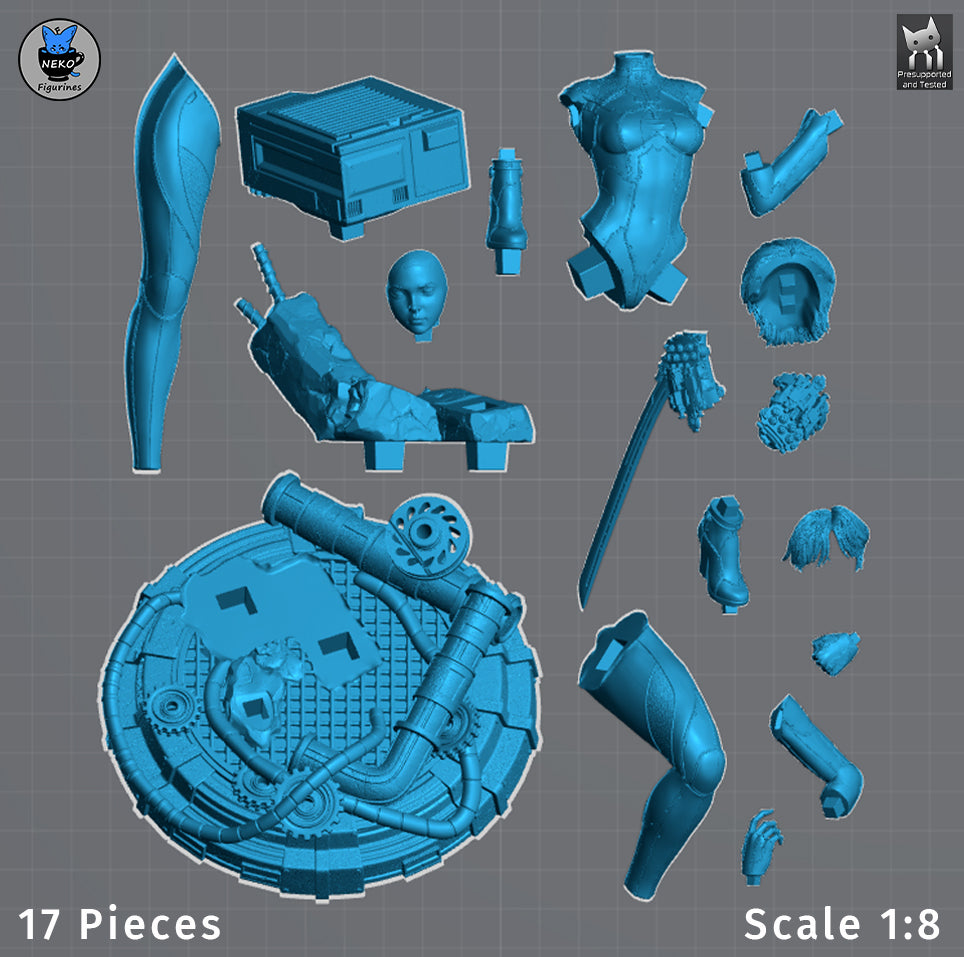 Evie - Stellar Blade: Blood Rain | Custom Statue 3D printed figure