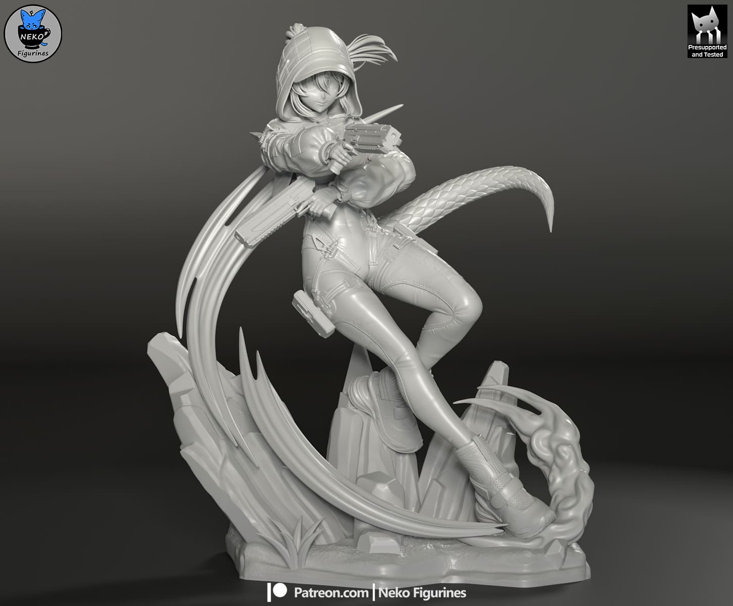 Fluorite - Arknights Endfield | Custom Statue 3D printed figure