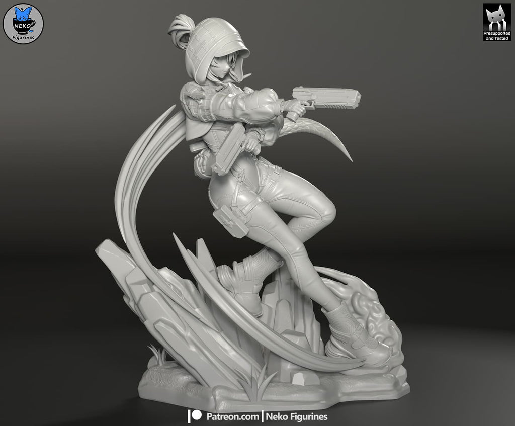 Fluorite - Arknights Endfield | Custom Statue 3D printed figure