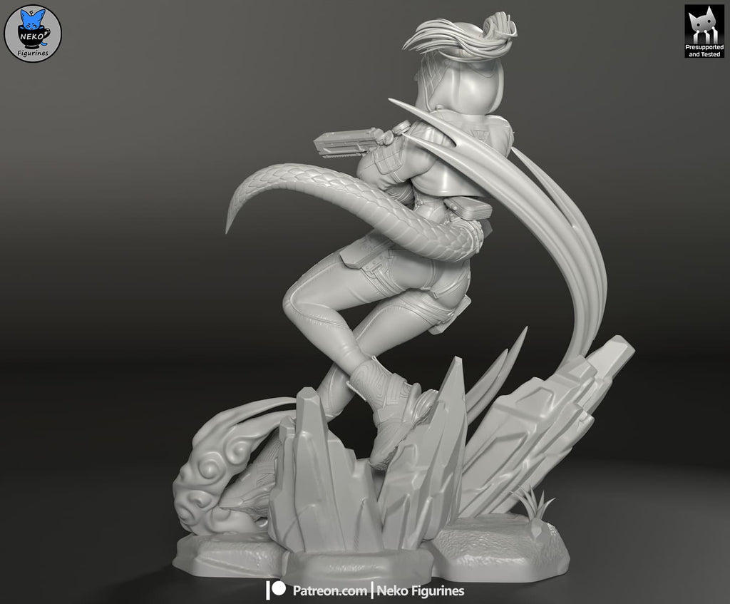 Fluorite - Arknights Endfield | Custom Statue 3D printed figure