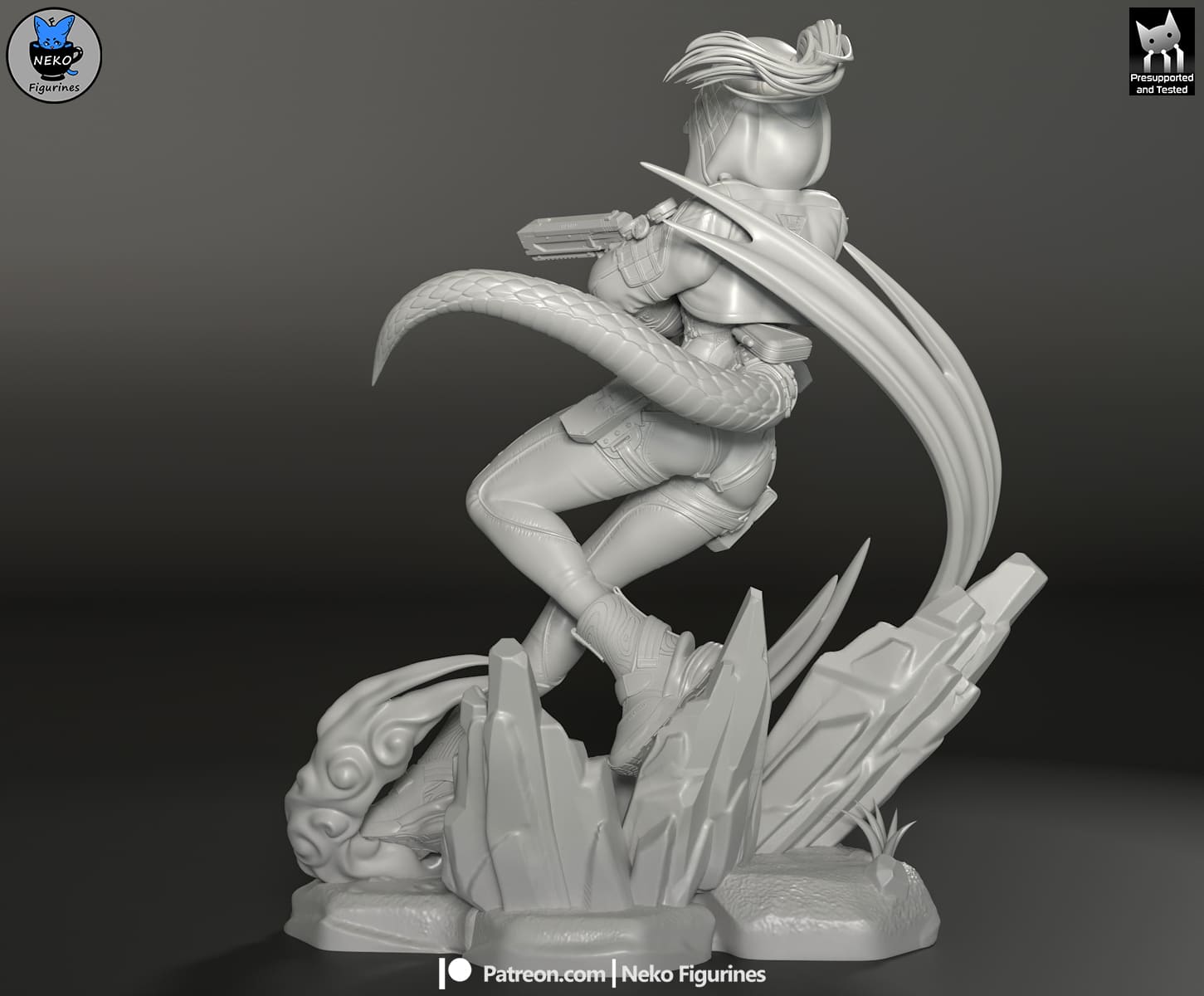 Fluorite - Arknights Endfield | Custom Statue 3D printed figure