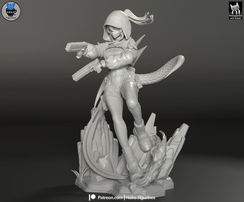Fluorite - Arknights Endfield | Custom Statue 3D printed figure