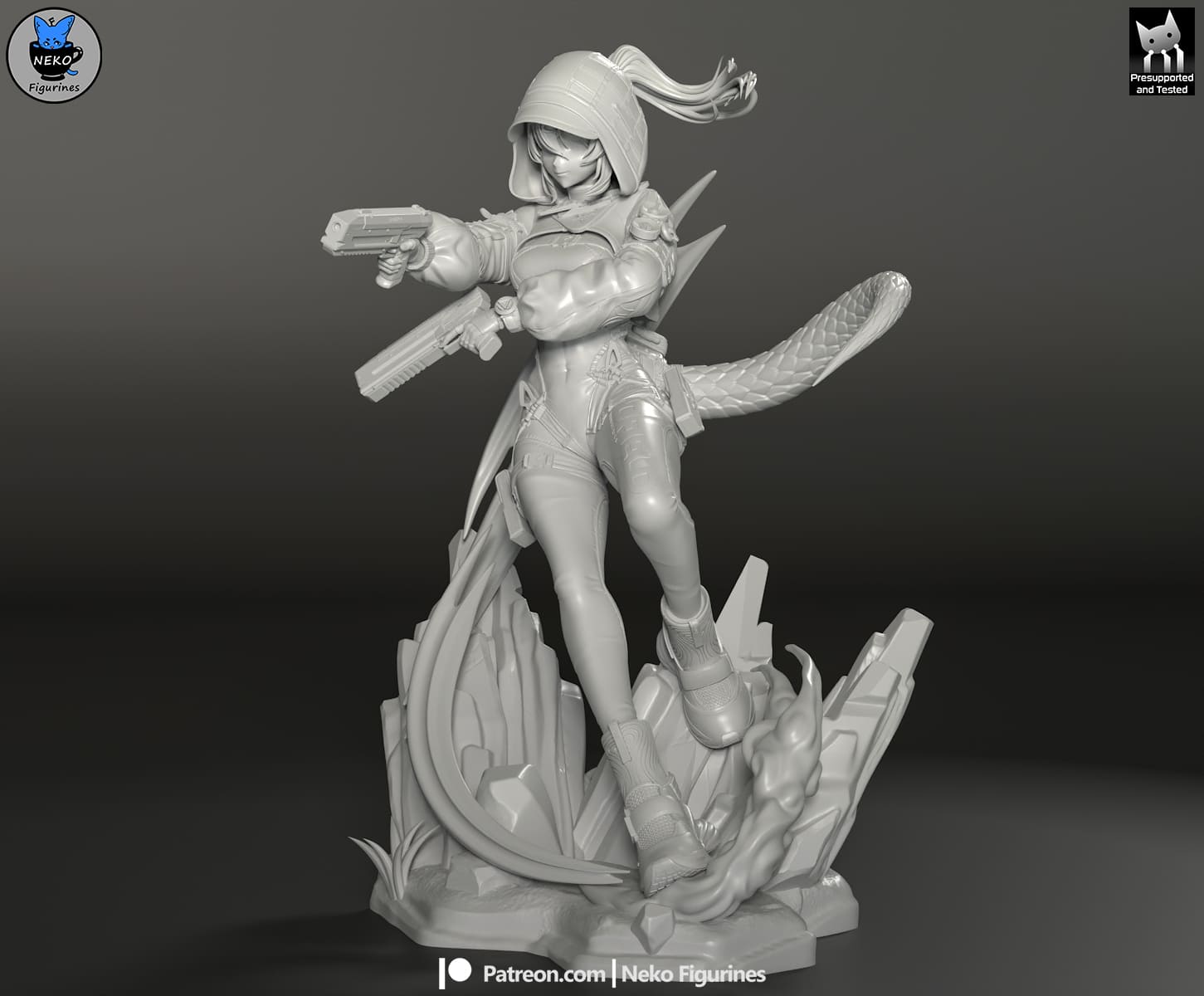 Fluorite - Arknights Endfield | Custom Statue 3D printed figure