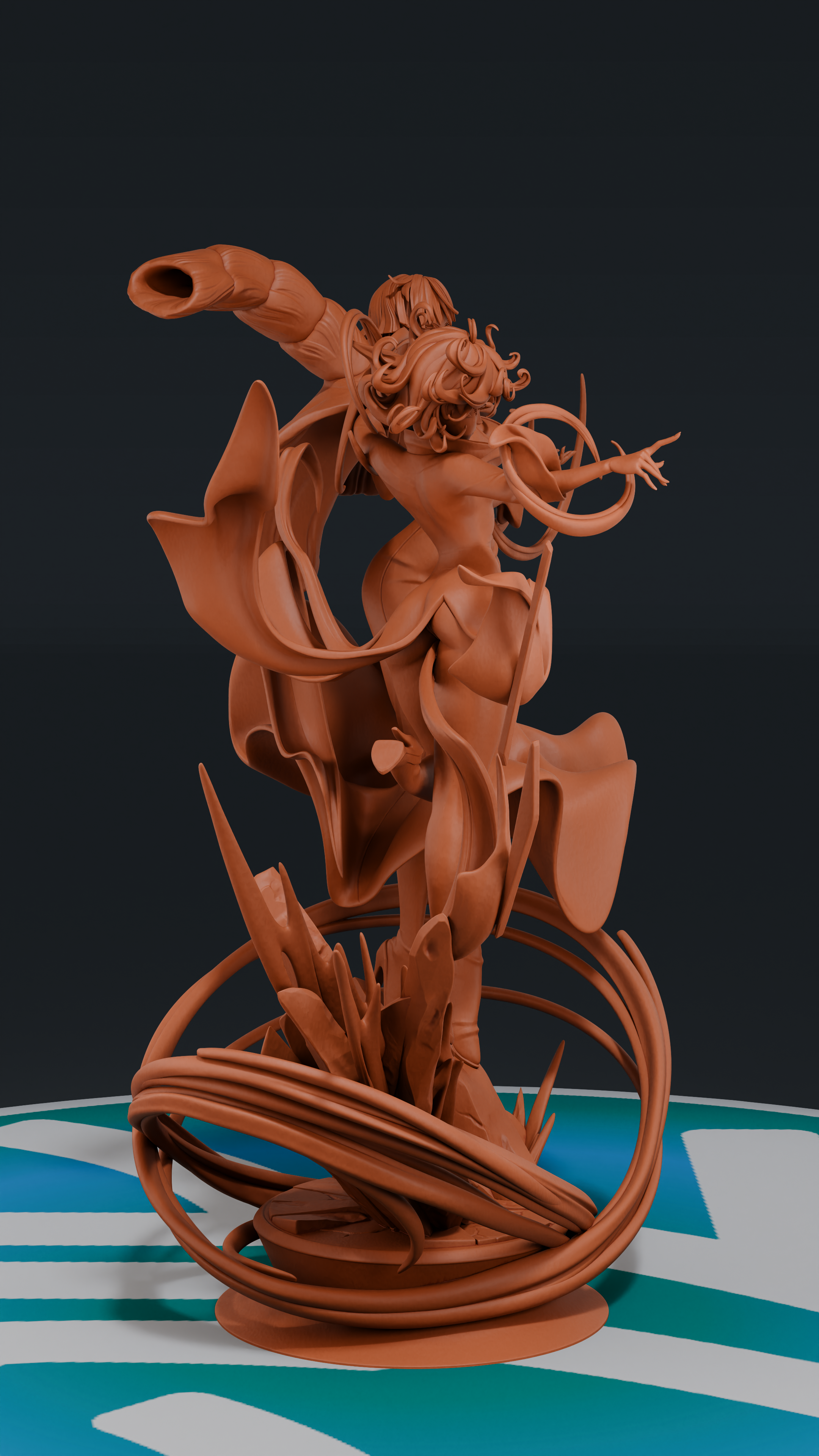 Fubuki and Tatsumaki - One Punch Man | Custom Statue 3D printed figure