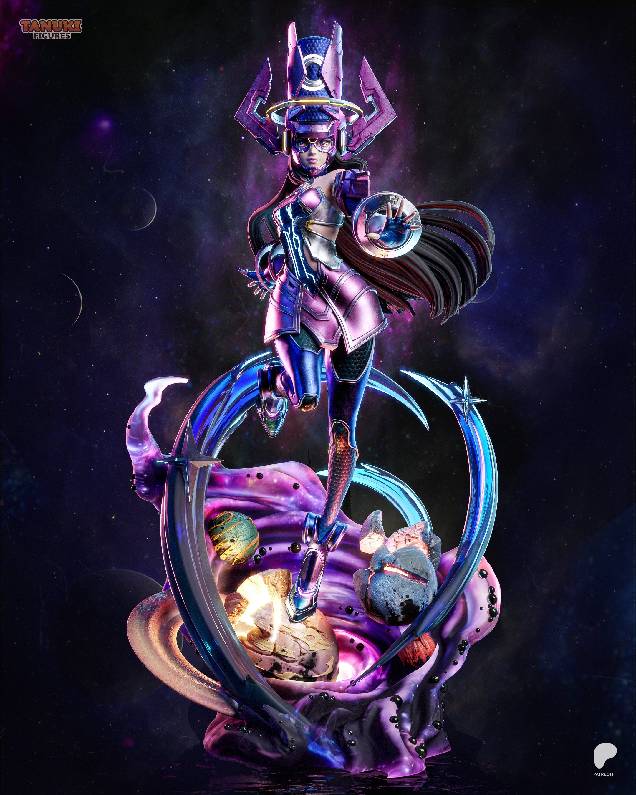 Galacta - Marvel Rivals | Custom Statue 3D printed figure