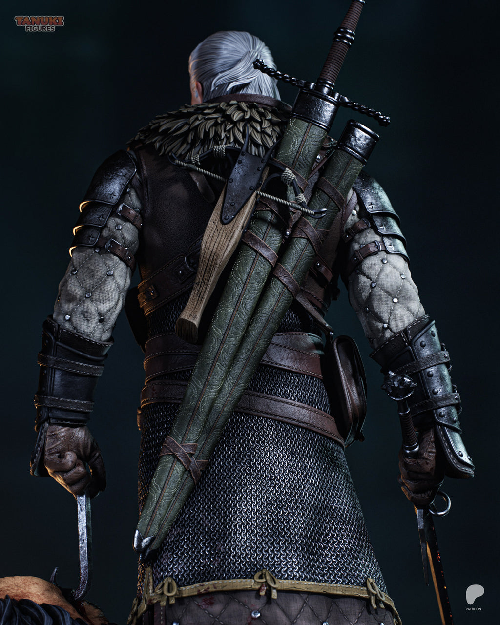 Geralt - The Witcher | Custom Statue 3D printed figure