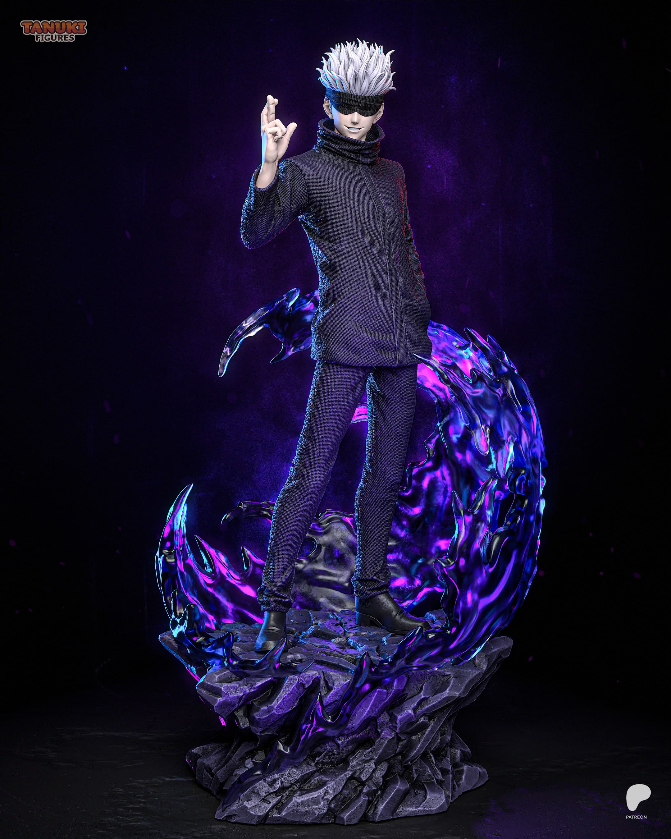 Satoru Gojo - Jujutsu Kaisen | Custom Statue 3D printed figure