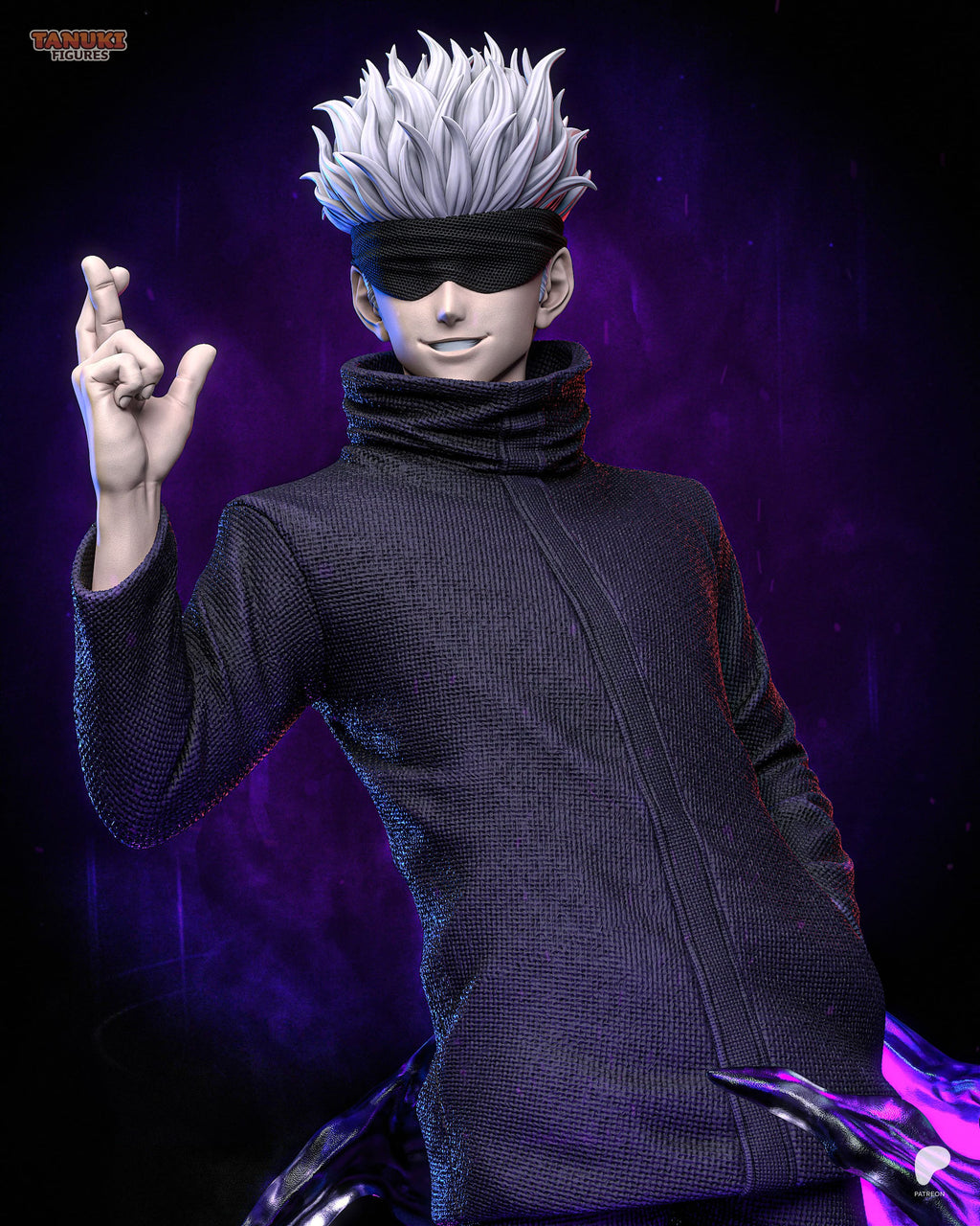 Satoru Gojo - Jujutsu Kaisen | Custom Statue 3D printed figure