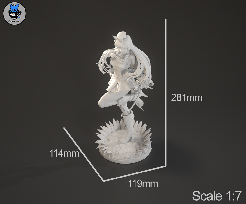 Gold Ship - Uma Musume | Custom Statue 3D printed figure