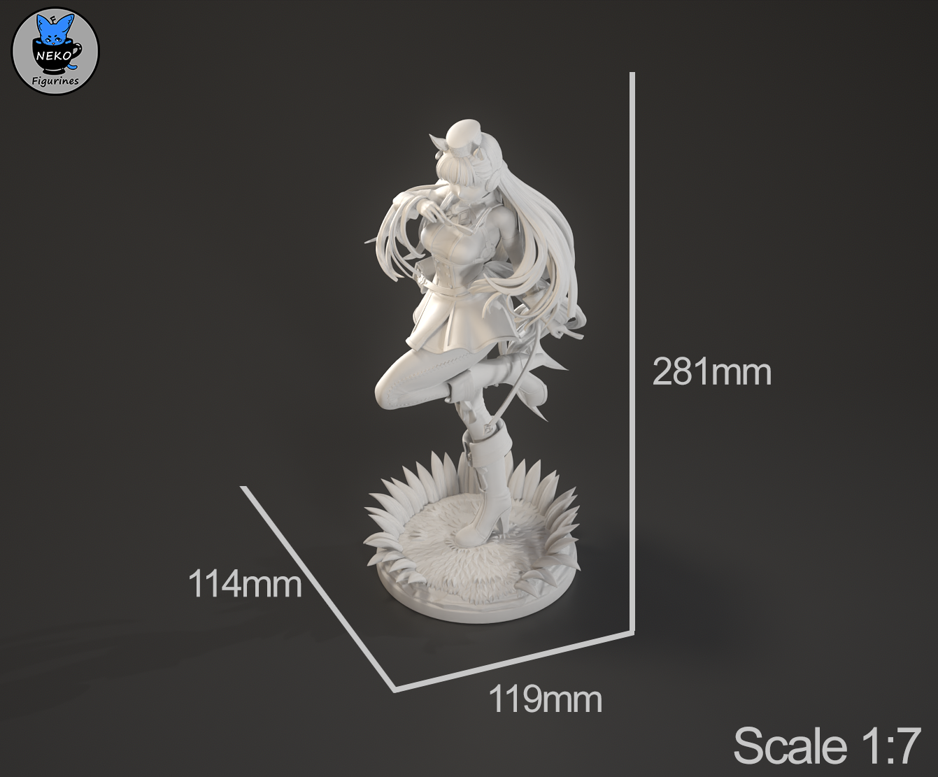 Gold Ship - Uma Musume | Custom Statue 3D printed figure