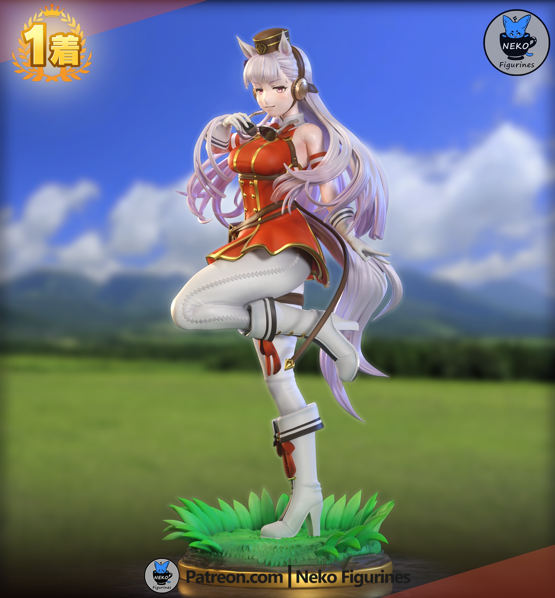 Gold Ship - Uma Musume | Custom Statue 3D printed figure