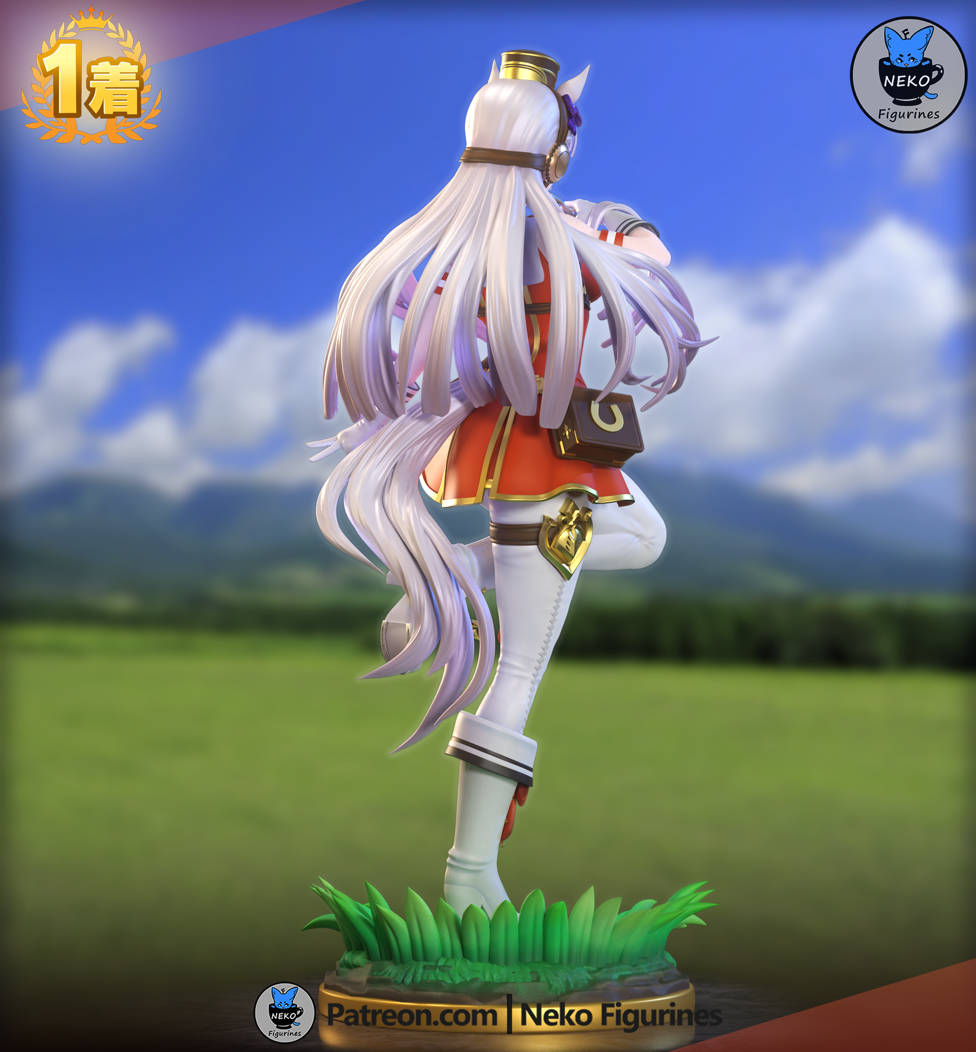 Gold Ship - Uma Musume | Custom Statue 3D printed figure