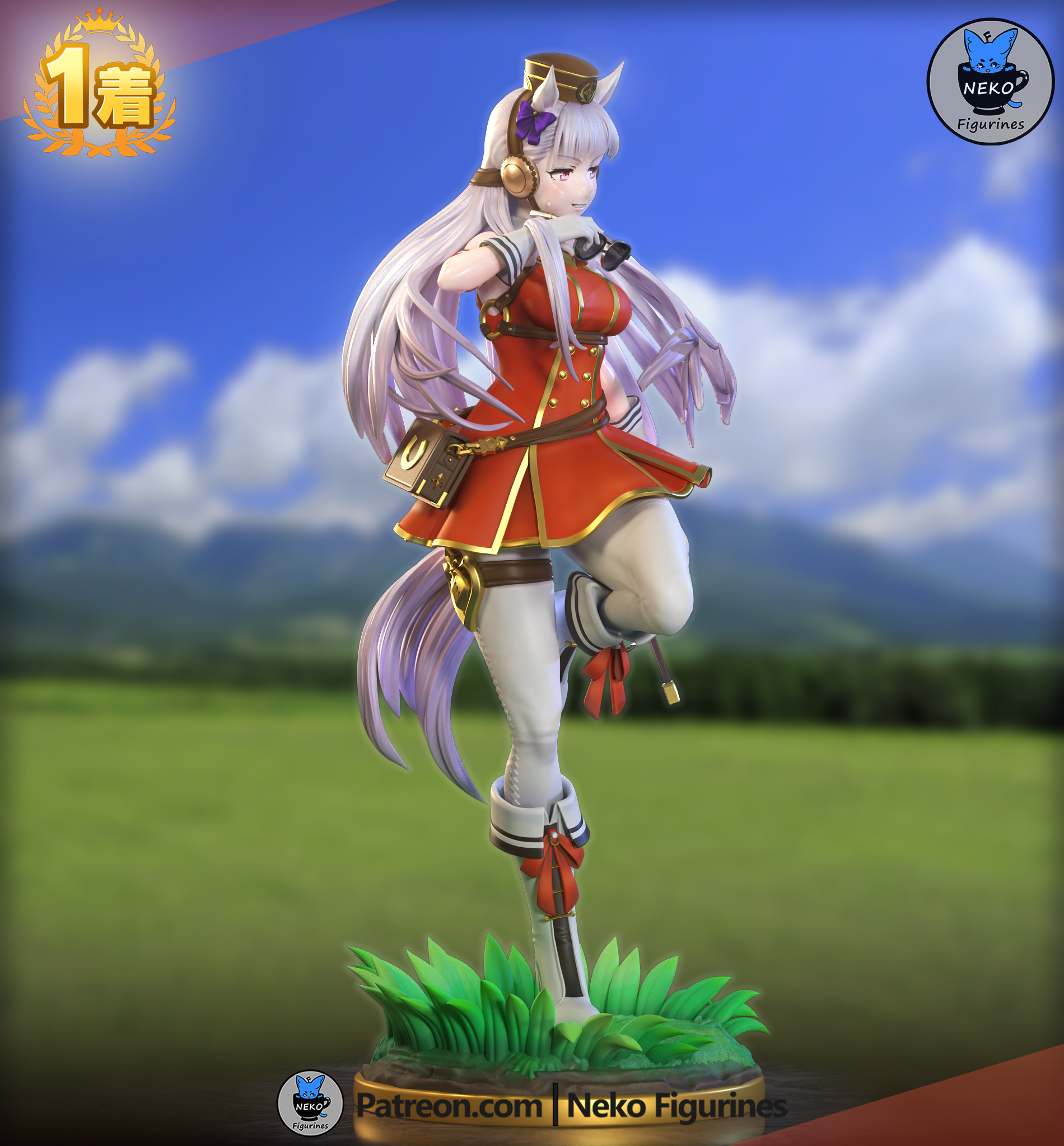 Gold Ship - Uma Musume | Custom Statue 3D printed figure