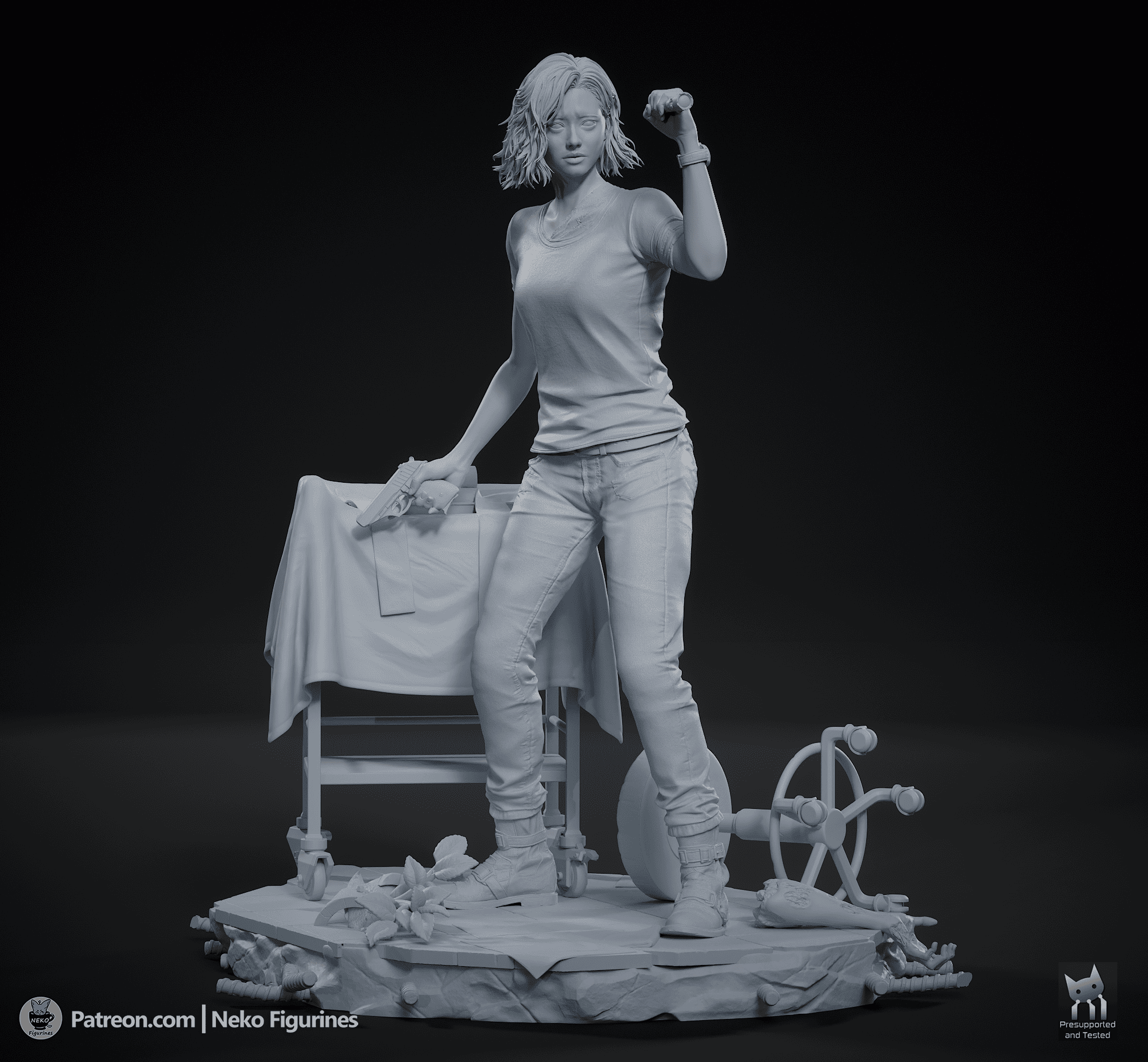 Grace Ashcroft - Resident Evil Requiem | Custom Statue 3D printed figure