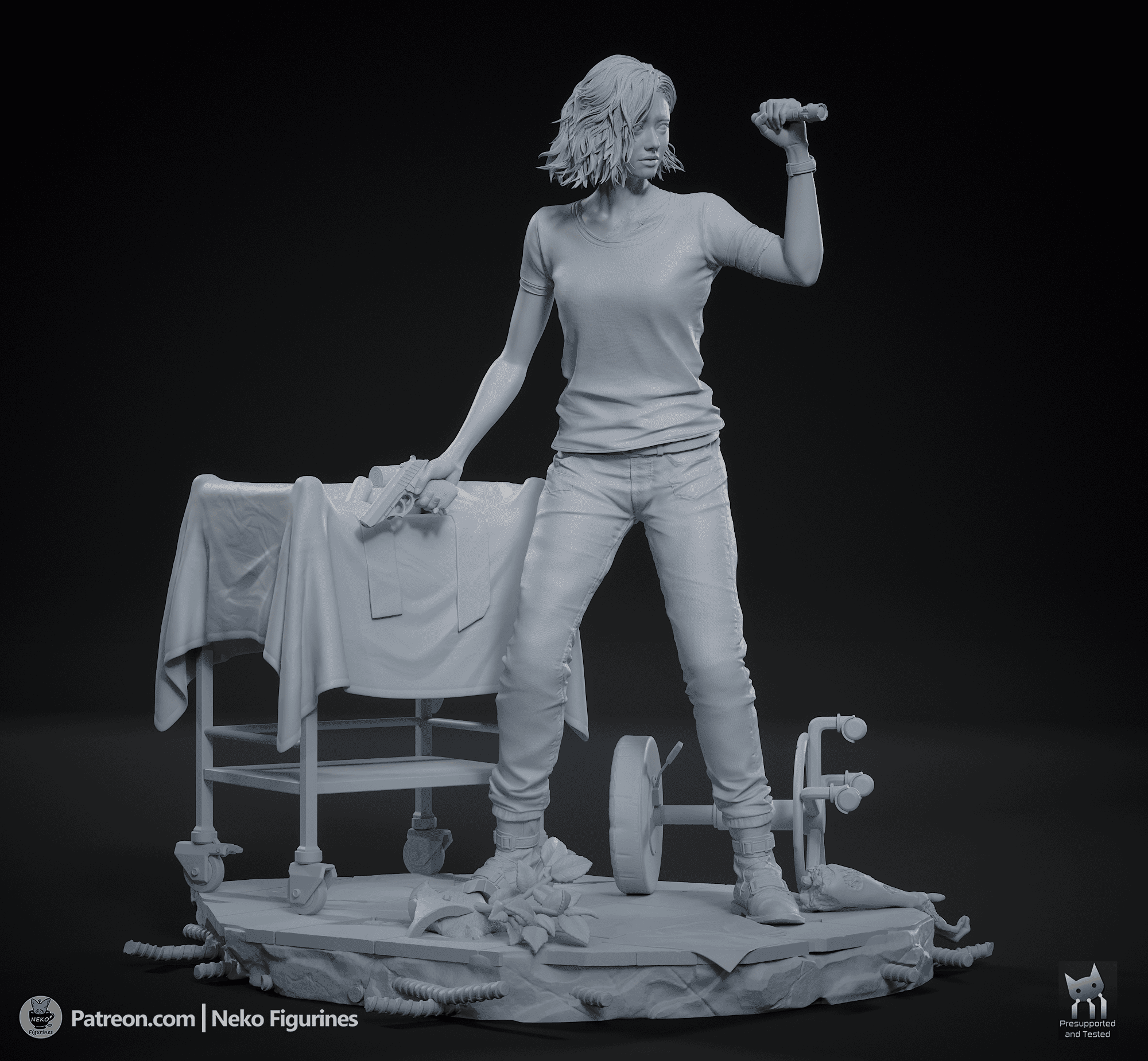 Grace Ashcroft - Resident Evil Requiem | Custom Statue 3D printed figure