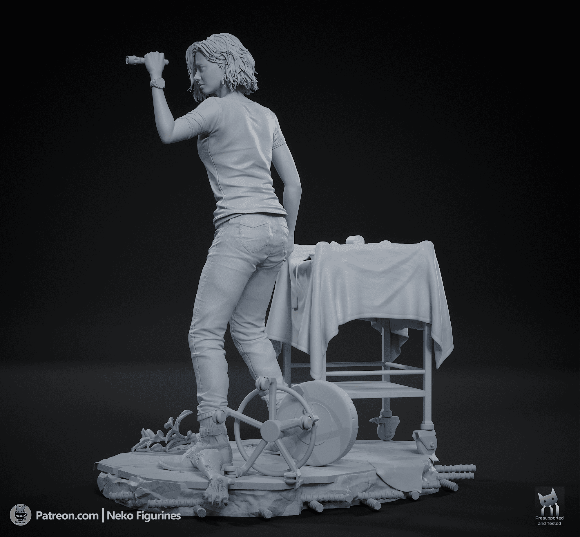 Grace Ashcroft - Resident Evil Requiem | Custom Statue 3D printed figure