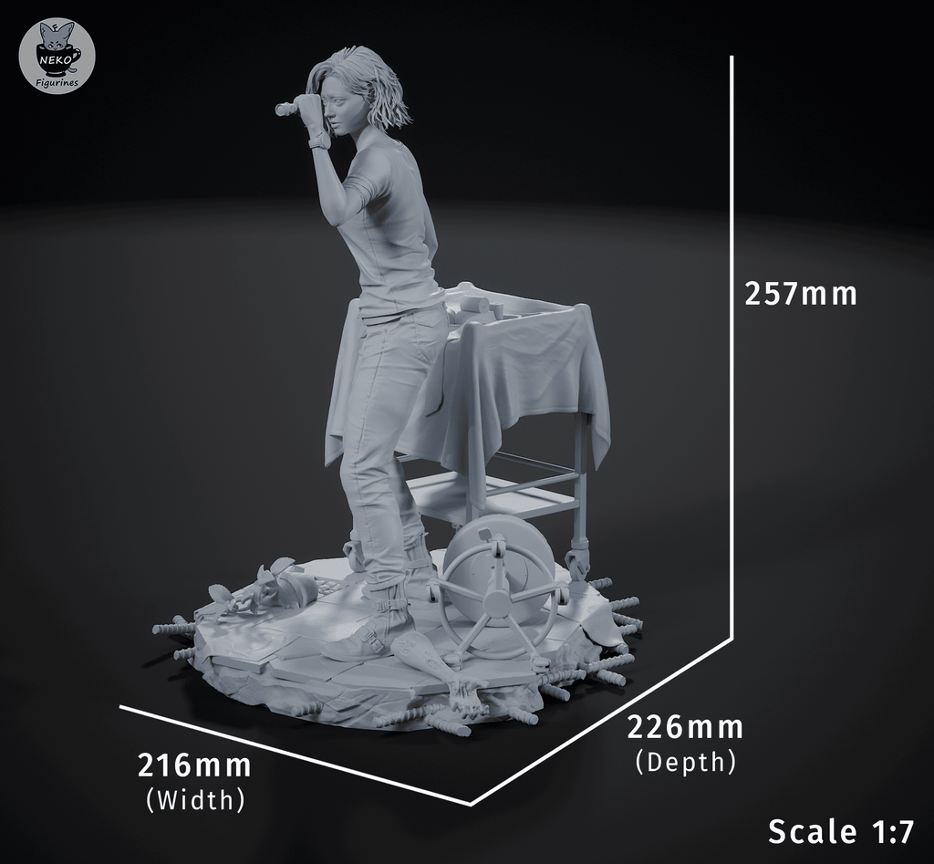 Grace Ashcroft - Resident Evil Requiem | Custom Statue 3D printed figure