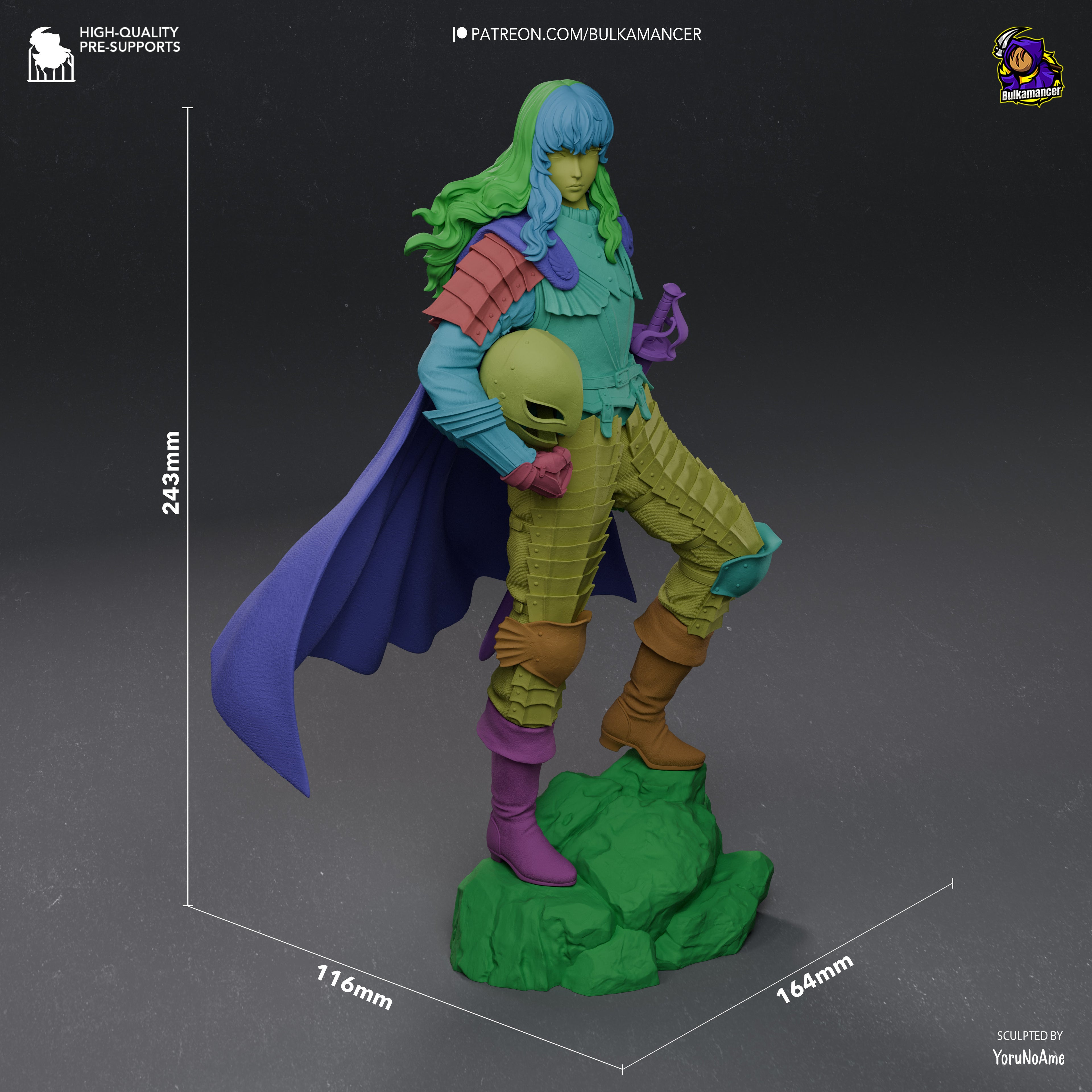 Griffith (The Golden Age Arc) - Berserk | Custom Statue 3D printed figure