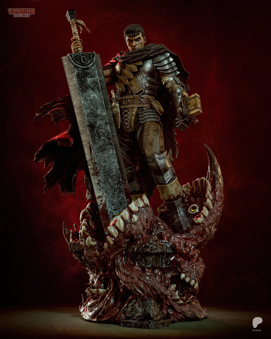 Guts - Berserk | Custom Statue 3D printed figure