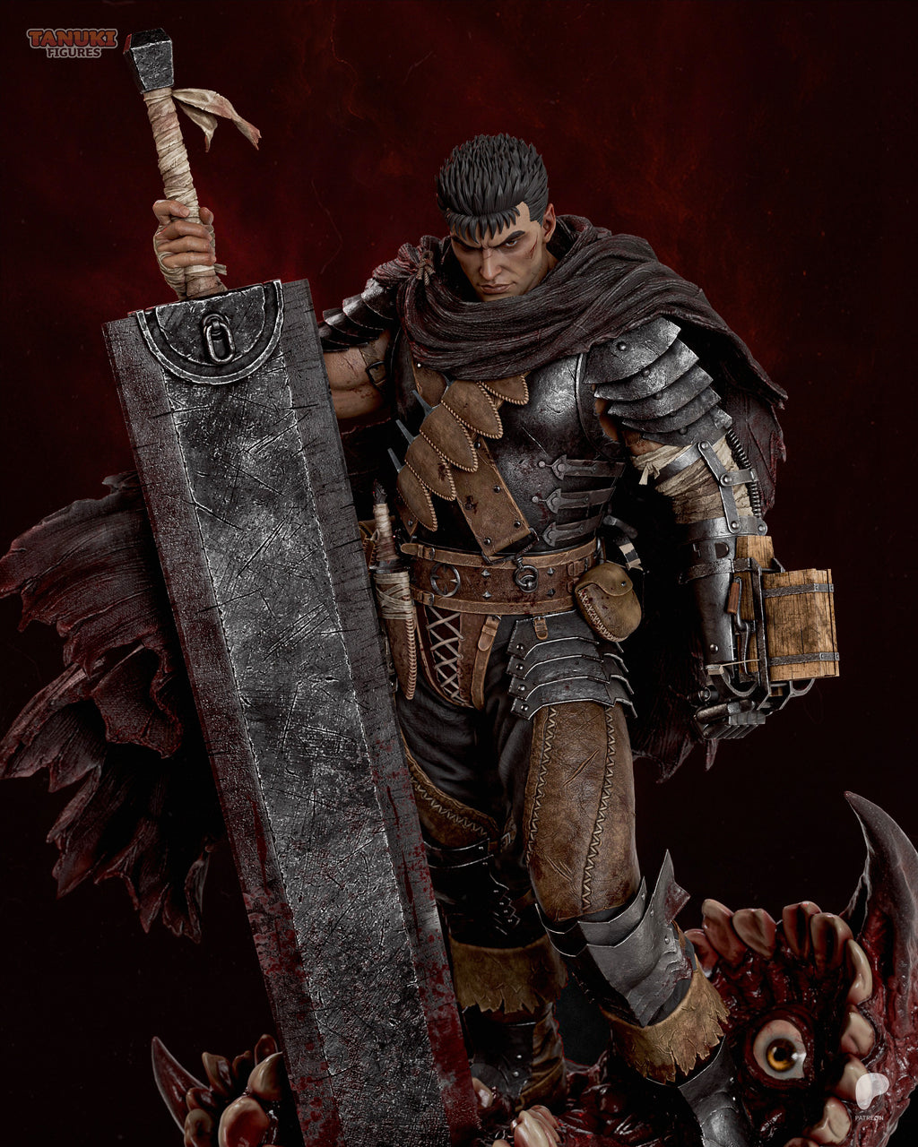 Guts - Berserk | Custom Statue 3D printed figure