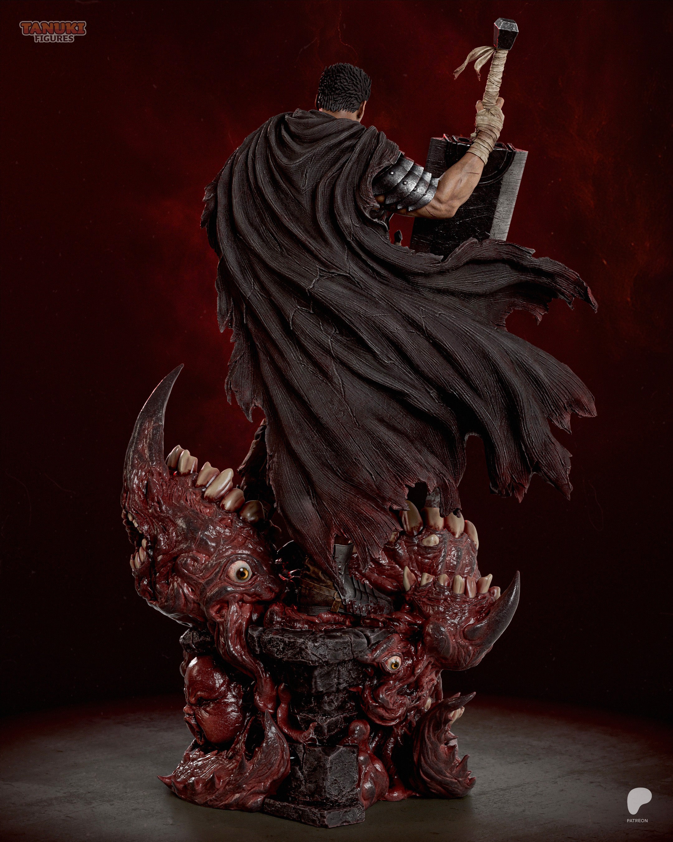 Guts - Berserk | Custom Statue 3D printed figure