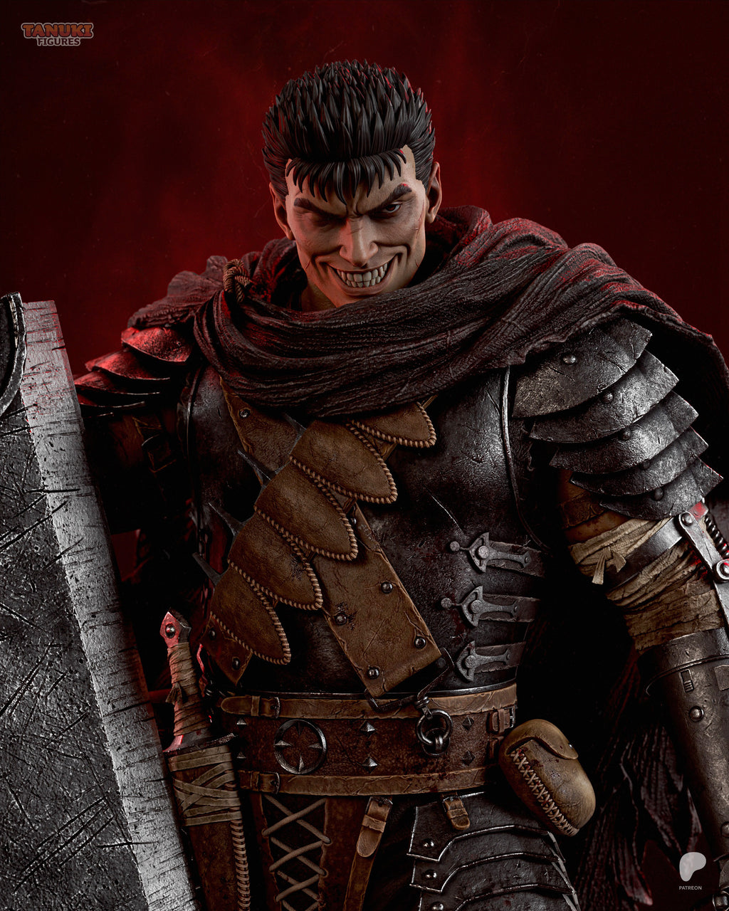 Guts - Berserk | Custom Statue 3D printed figure