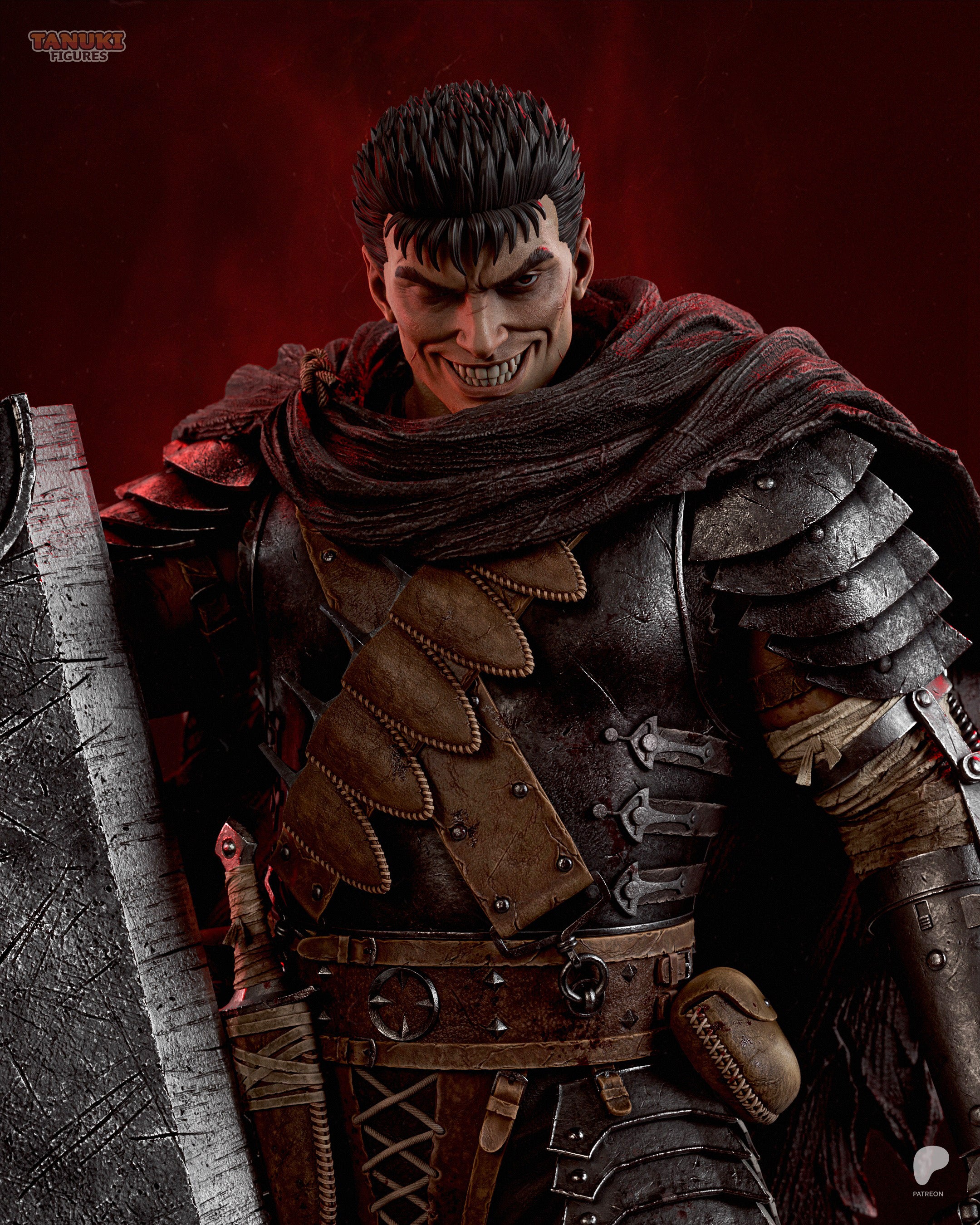Guts - Berserk | Custom Statue 3D printed figure