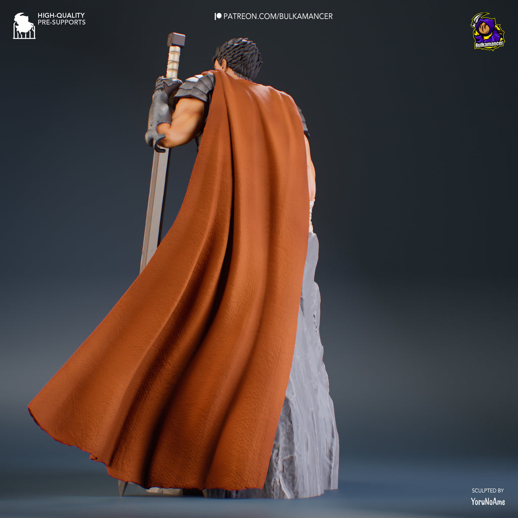 Guts (The Golden Age Arc) - Berserk | Custom Statue 3D printed figure