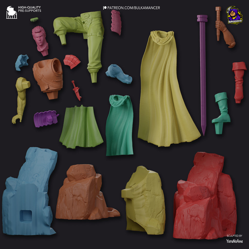 Guts (The Golden Age Arc) - Berserk | Custom Statue 3D printed figure