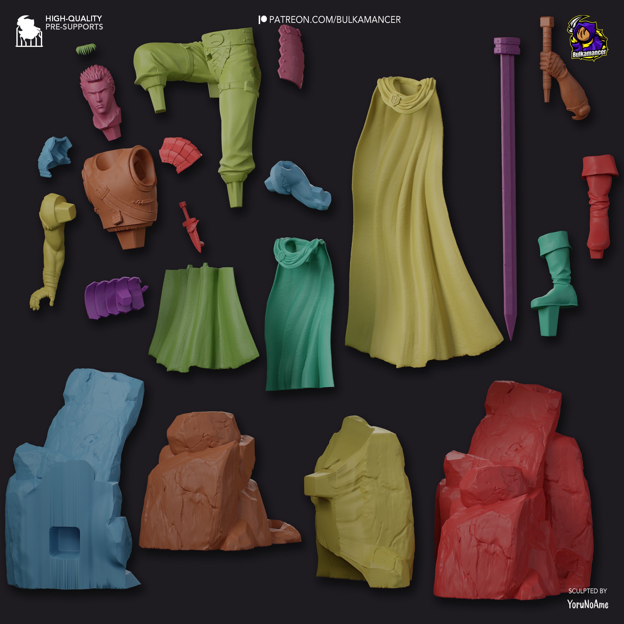 Guts (The Golden Age Arc) - Berserk | Custom Statue 3D printed figure