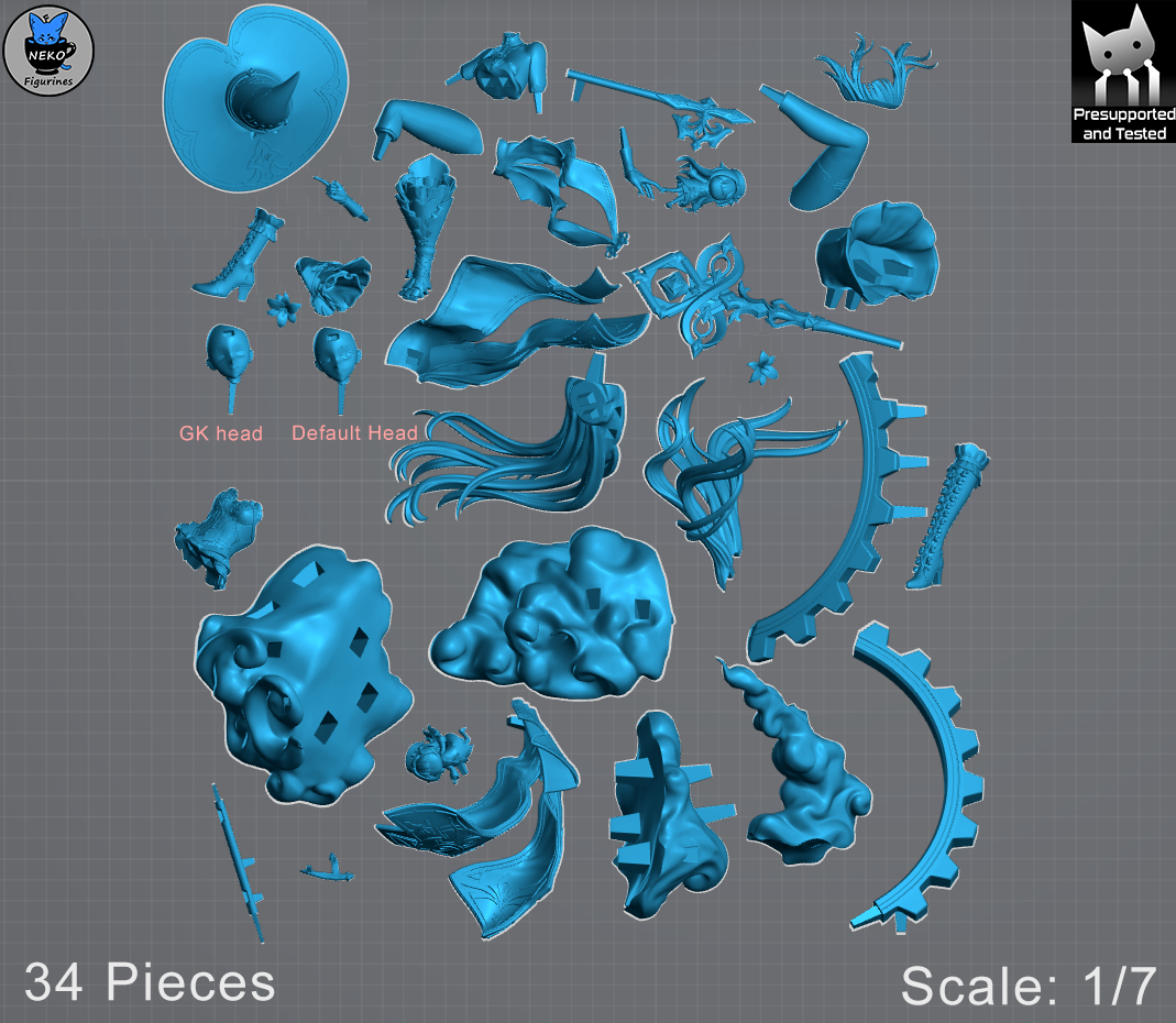 The Herta - Honkai Star Rail | Custom Statue 3D printed figure