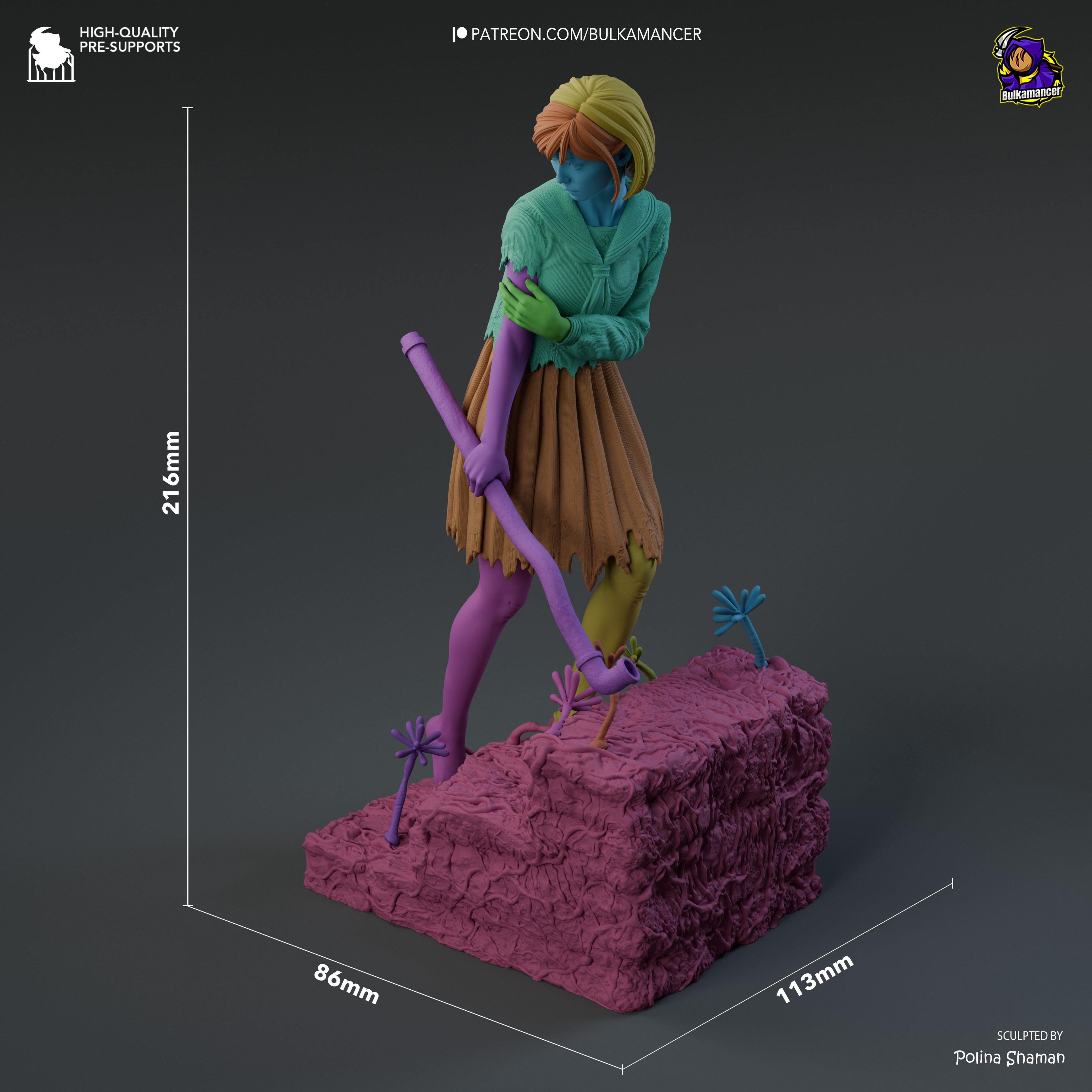 Hinako - Silent Hill F | Custom Statue 3D printed figure