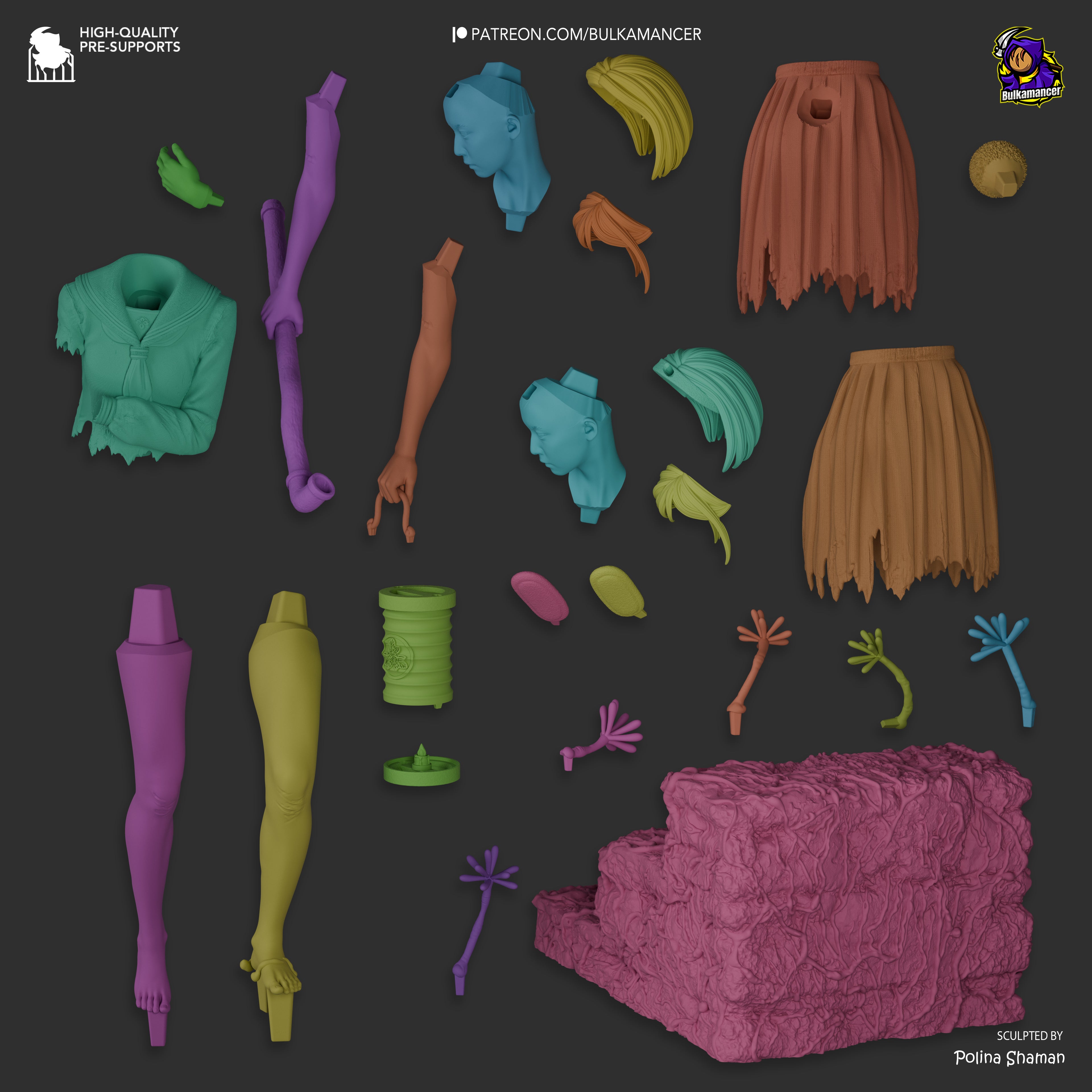 Hinako - Silent Hill F | Custom Statue 3D printed figure