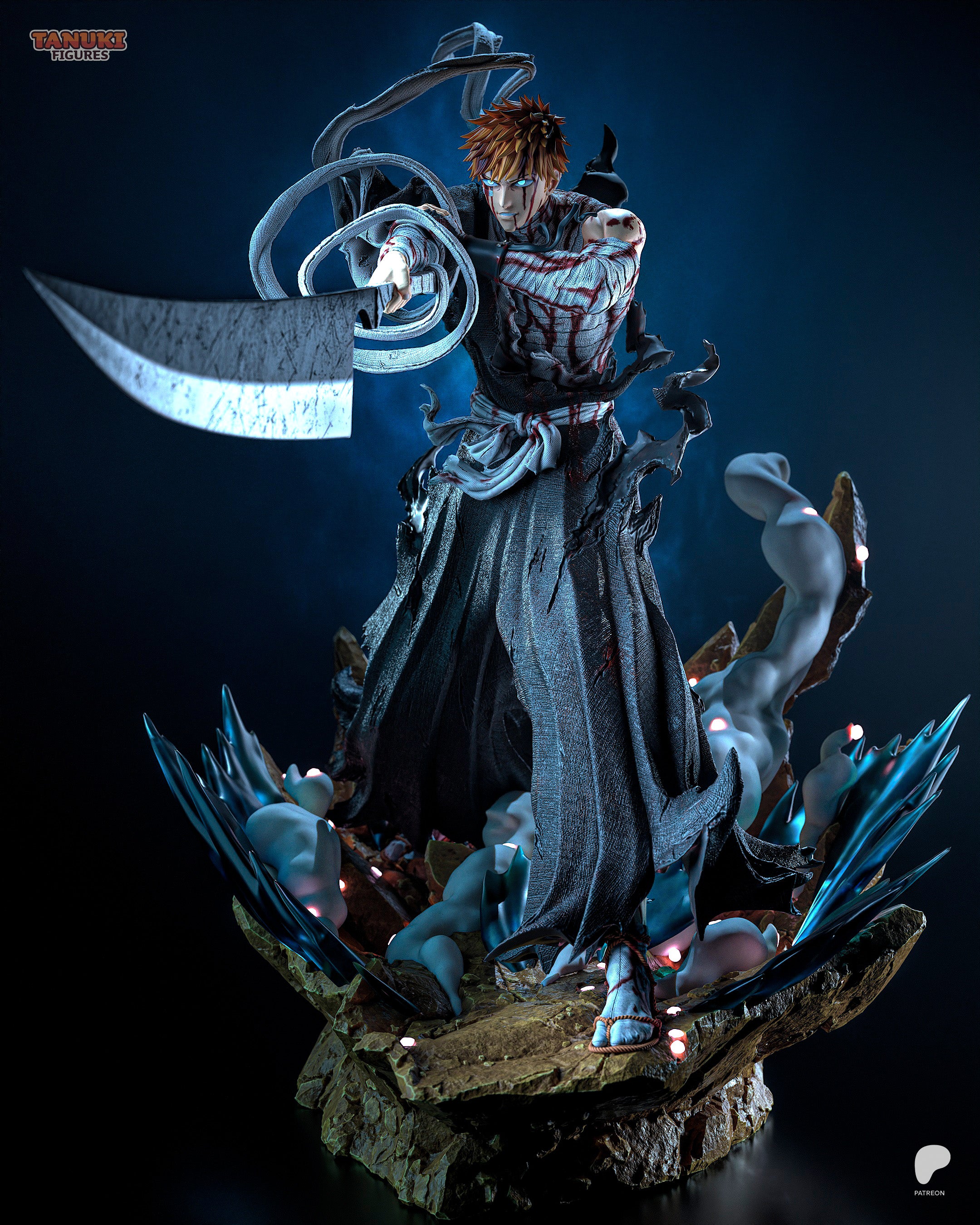 Ichigo Kurosaki - Bleach | Custom Statue 3D printed figure