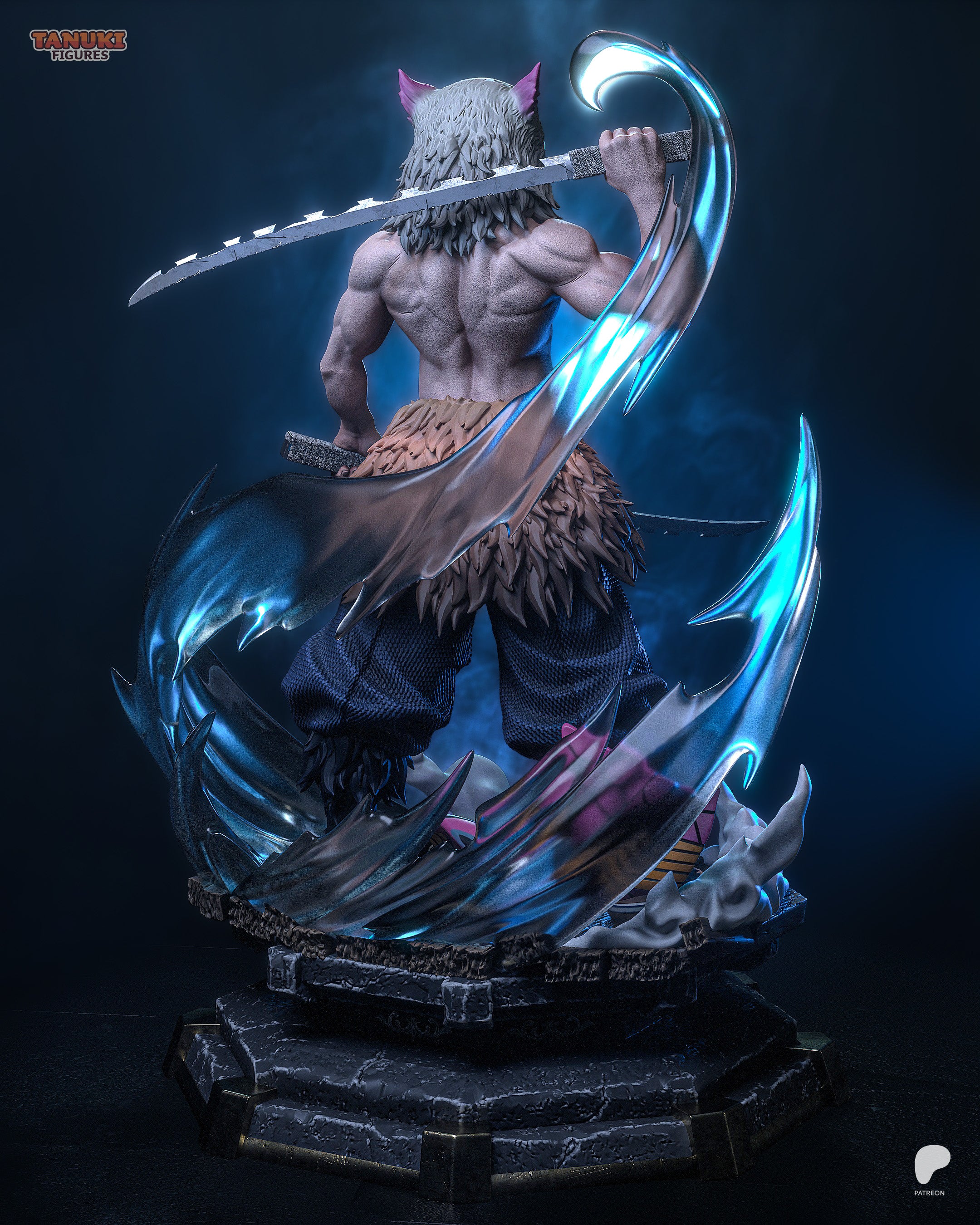 Inosuke - Kimetsu no Yaiba | Custom Statue 3D printed figure