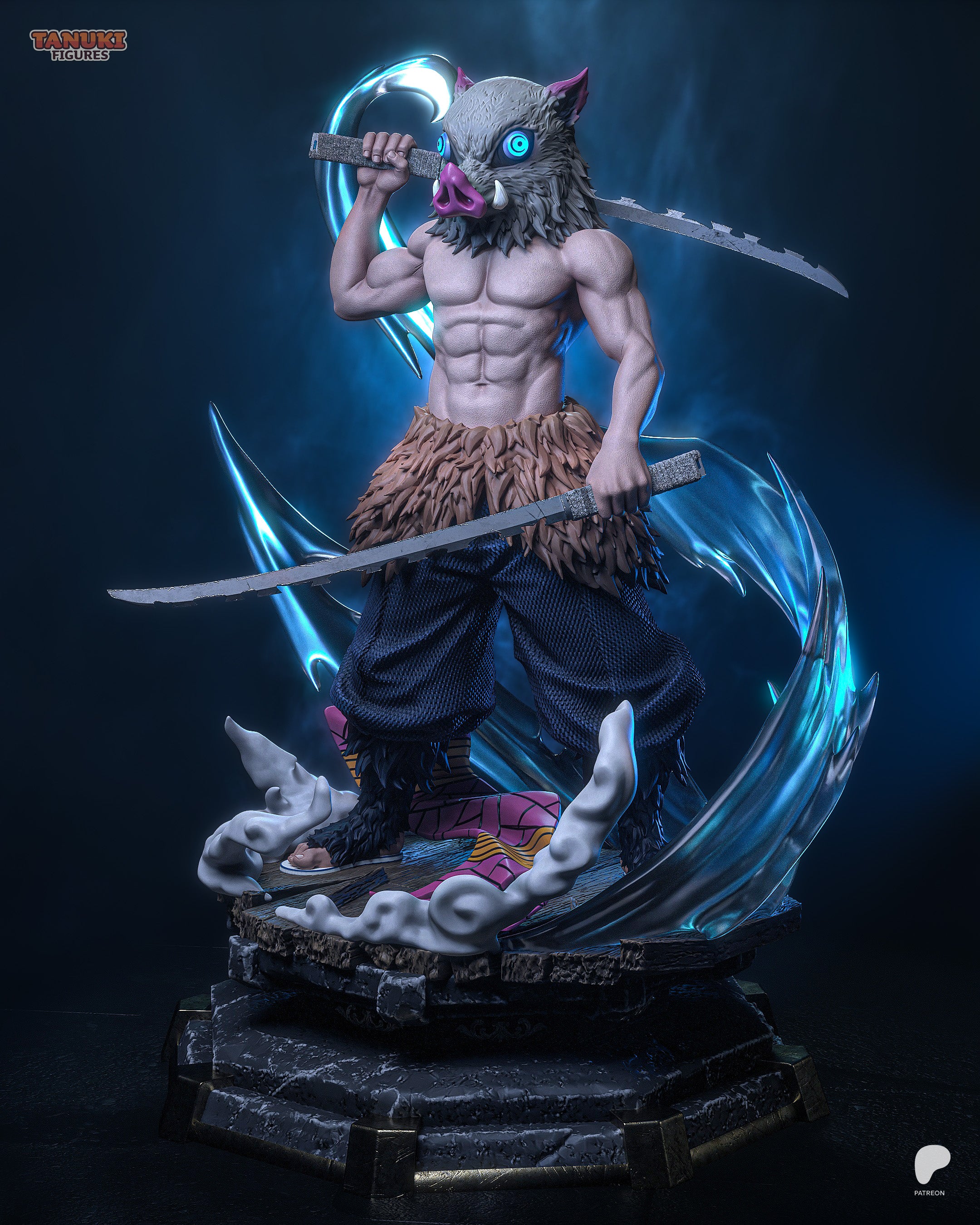 Inosuke - Kimetsu no Yaiba | Custom Statue 3D printed figure