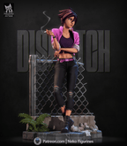 Invisigal - Dispatch | Custom Statue 3D printed figure