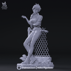 Invisigal - Dispatch | Custom Statue 3D printed figure